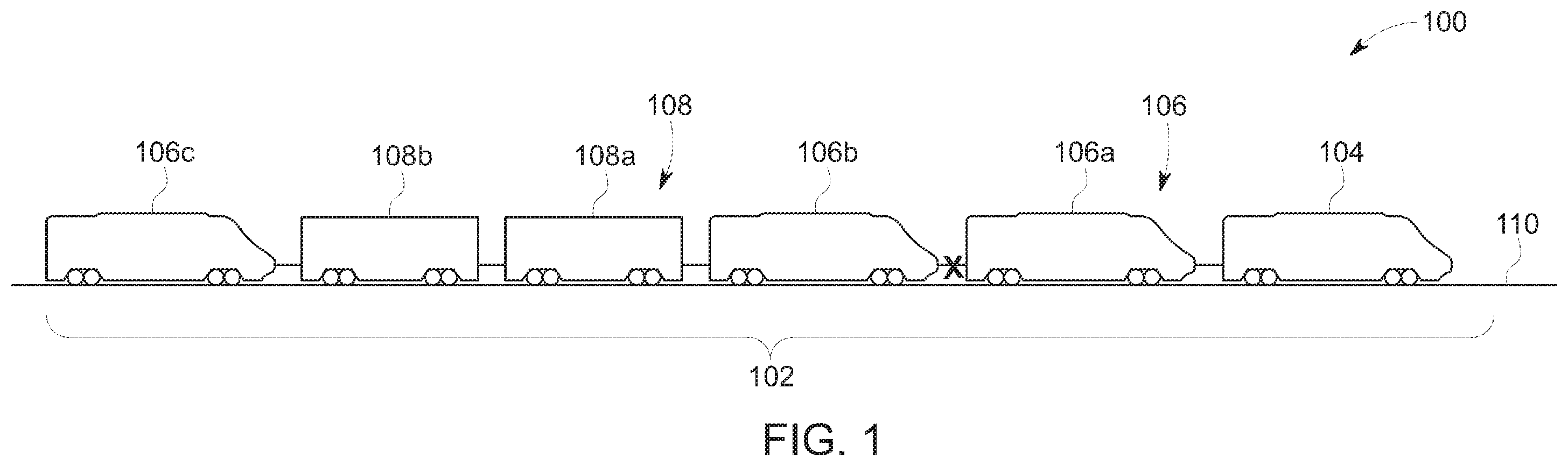 Patent US11814091 Figure 1 – Vehicle communication and control system