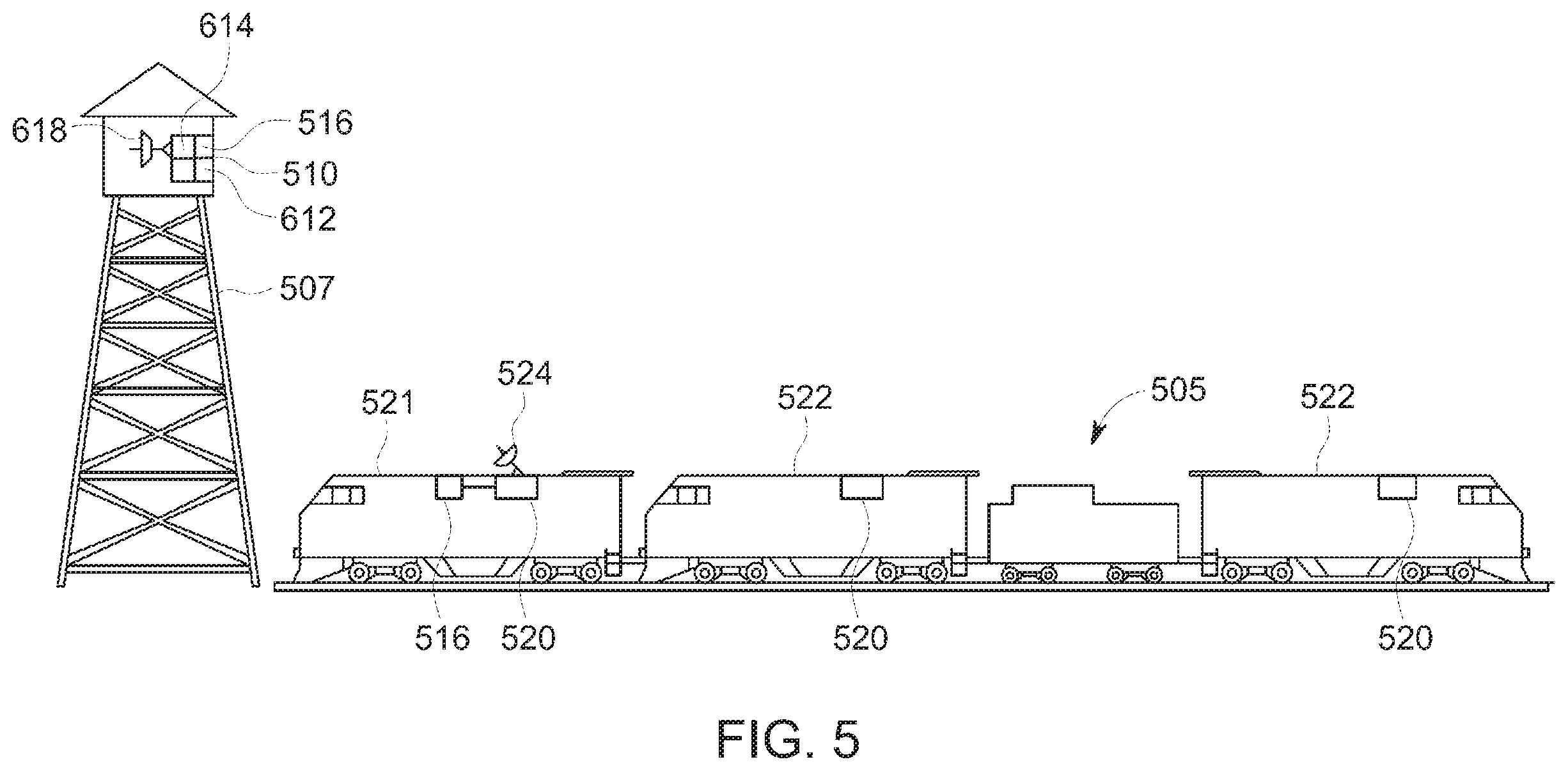 Patent US11814091 Figure 5 – Vehicle communication and control system
