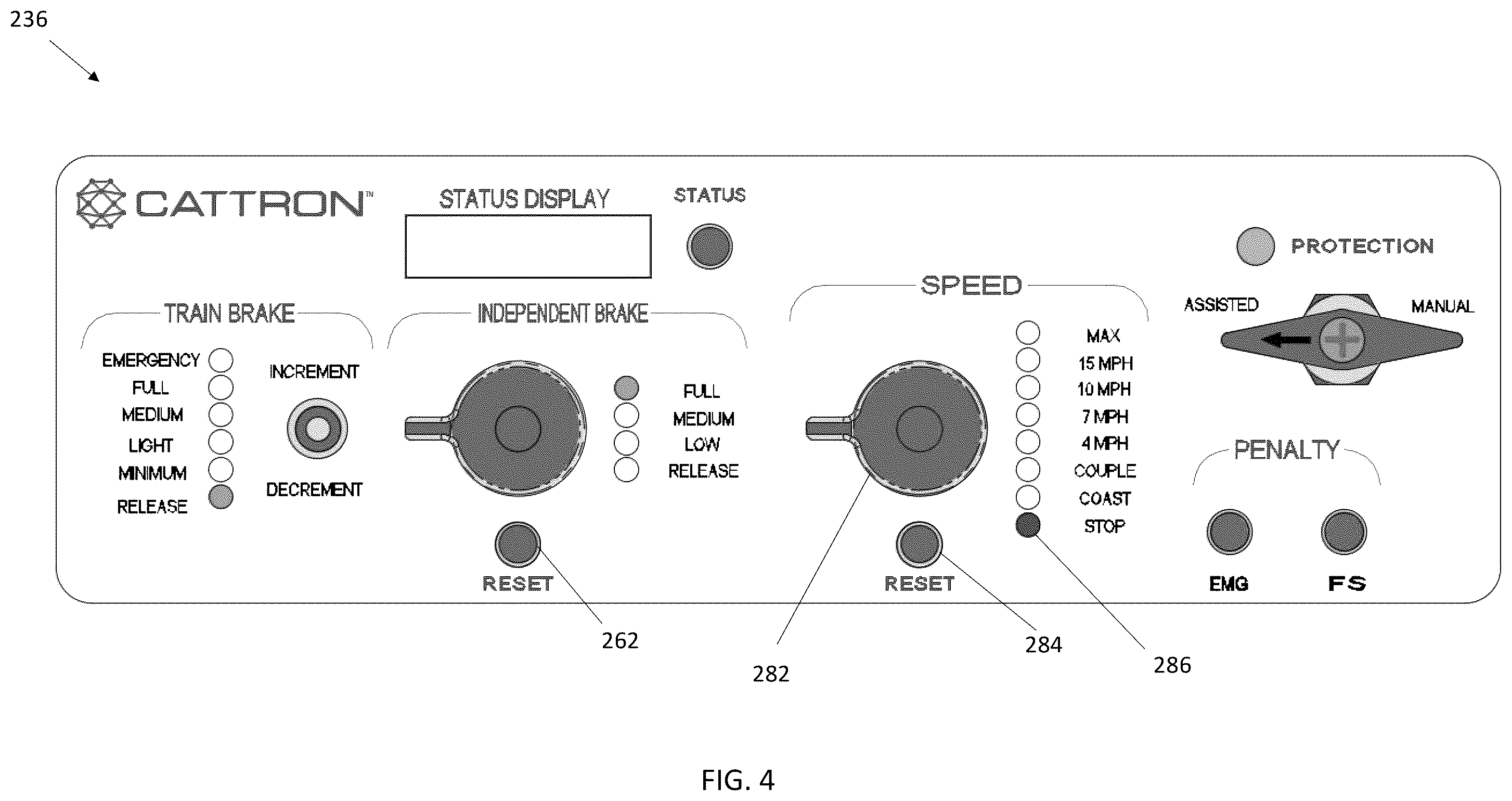 Patent US11814092 Figure 4 – Increasing functional safety of locomotives