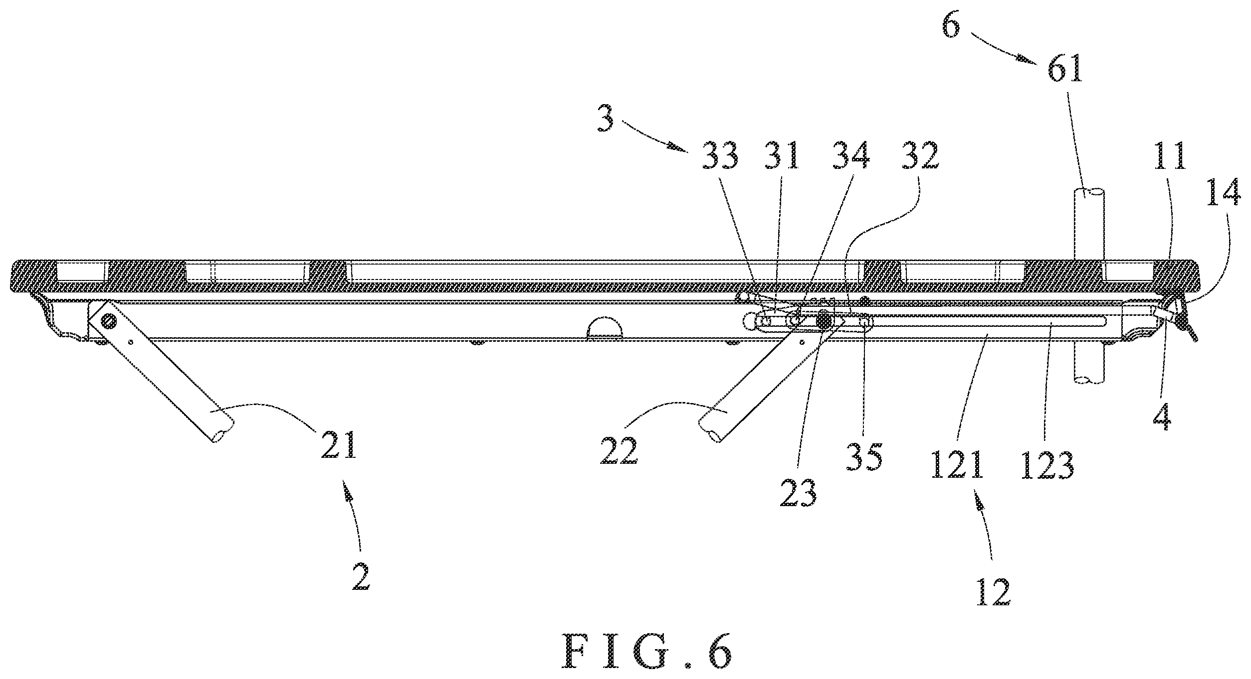Patent US11814093 Figure 6 – Telescopic cart