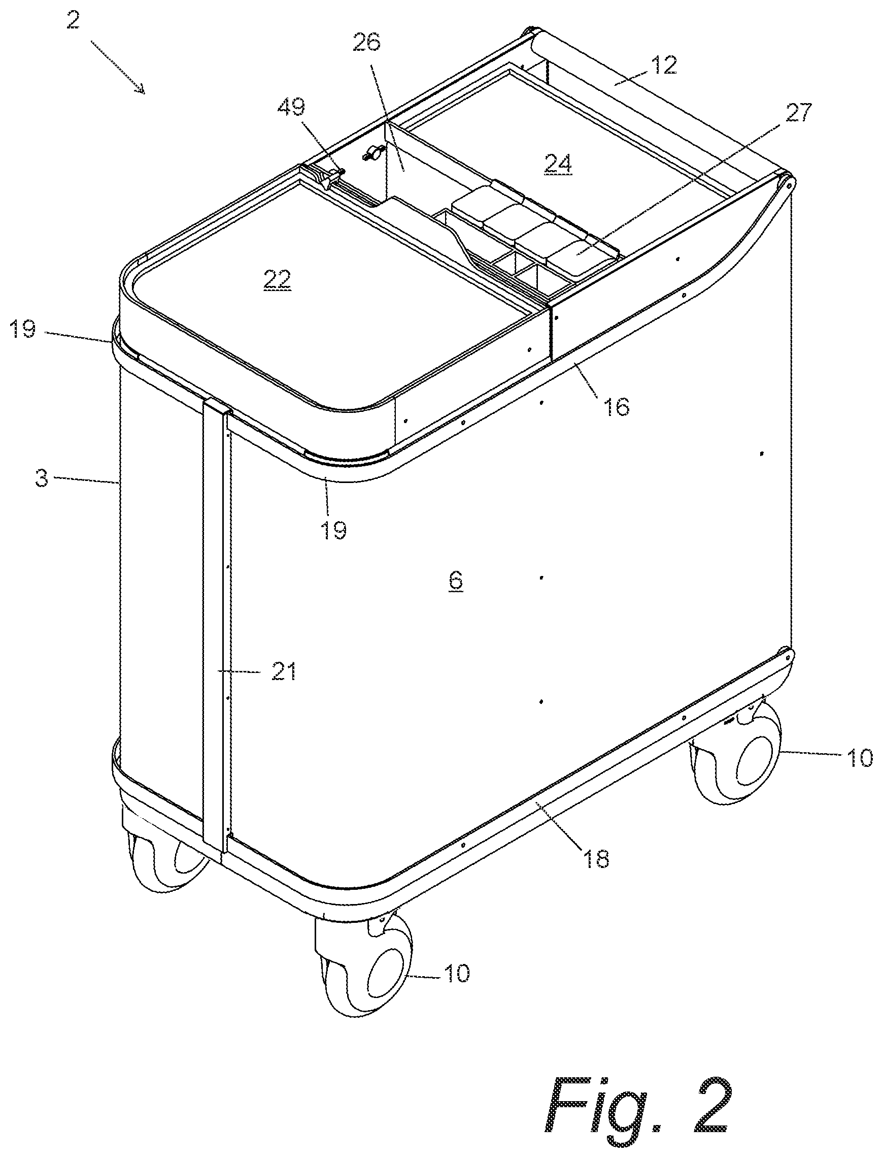 Patent US11814094 Figure 2 – Mobile serving device and method