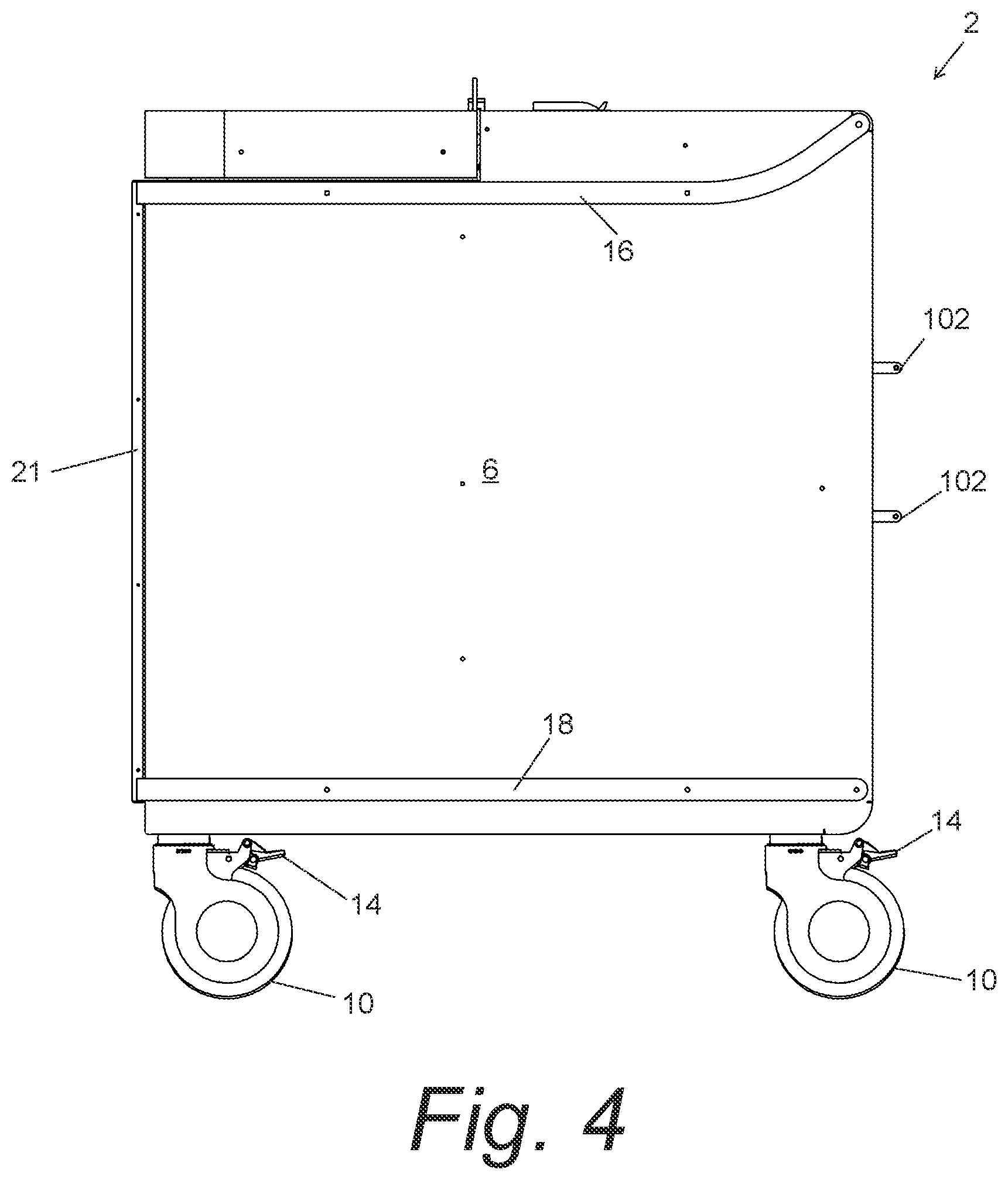 Patent US11814094 Figure 4 – Mobile serving device and method