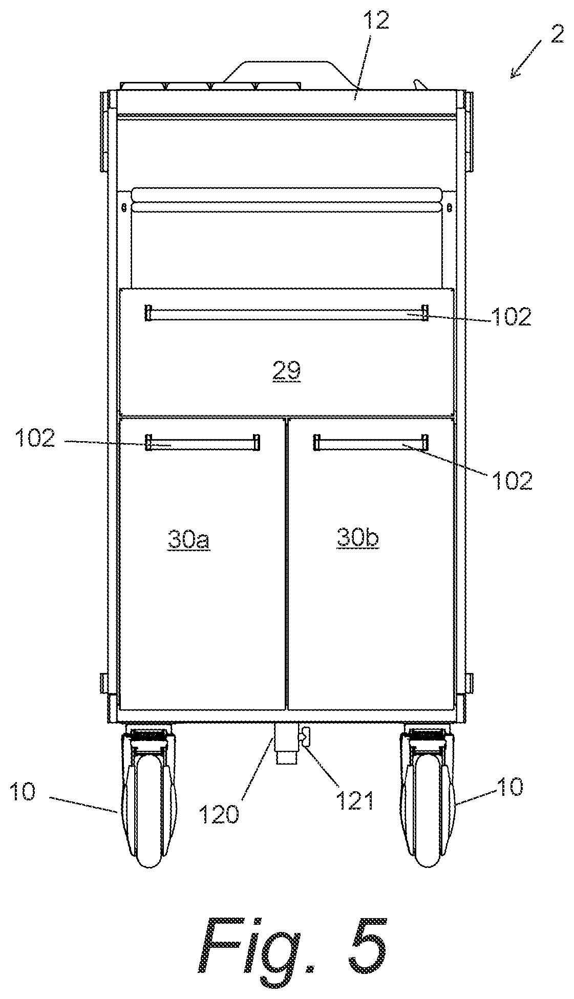 Patent US11814094 Figure 5 – Mobile serving device and method
