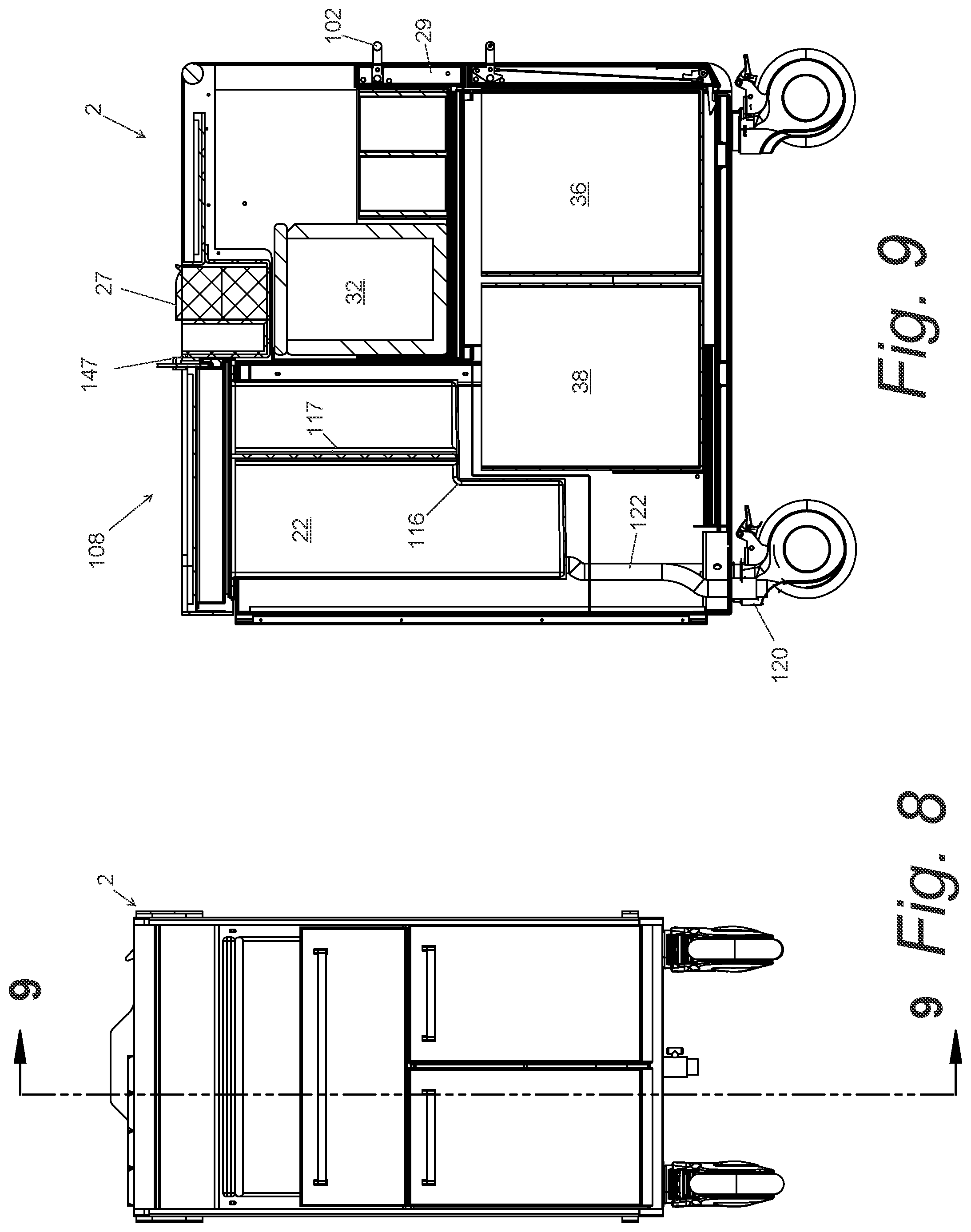 Patent US11814094 Figure 8 – Mobile serving device and method