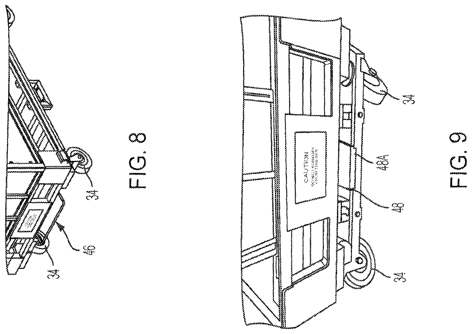 Patent US11814095 Figure 6 – Stocking cart and method of transporting items using the same