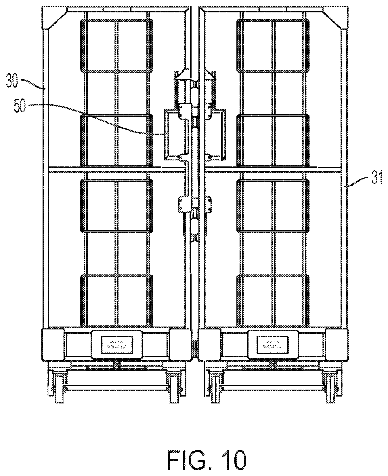 Patent US11814095 Figure 7 – Stocking cart and method of transporting items using the same