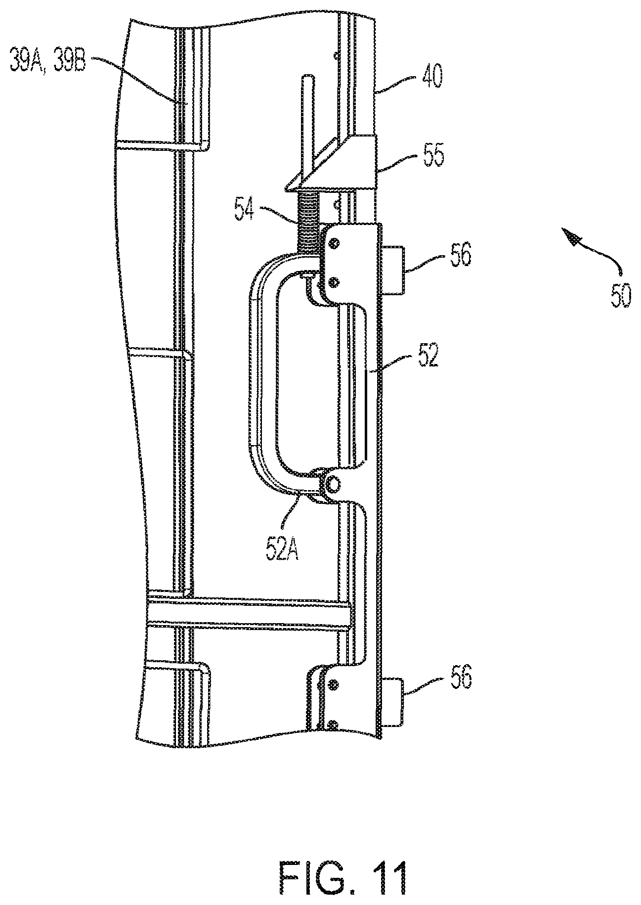 Patent US11814095 Figure 8 – Stocking cart and method of transporting items using the same