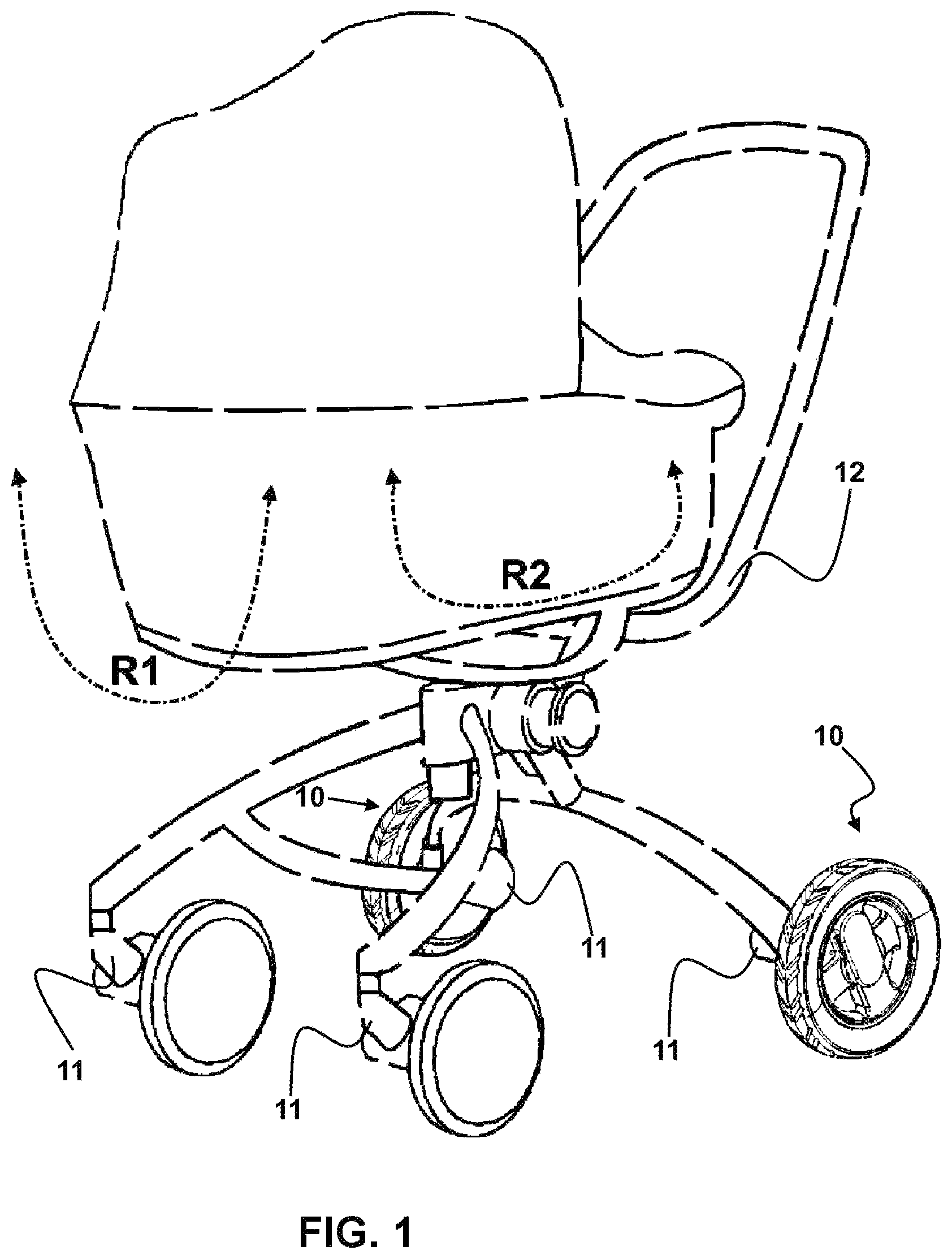 Patent US11814096 Figure 1 – Carriage rocking system
