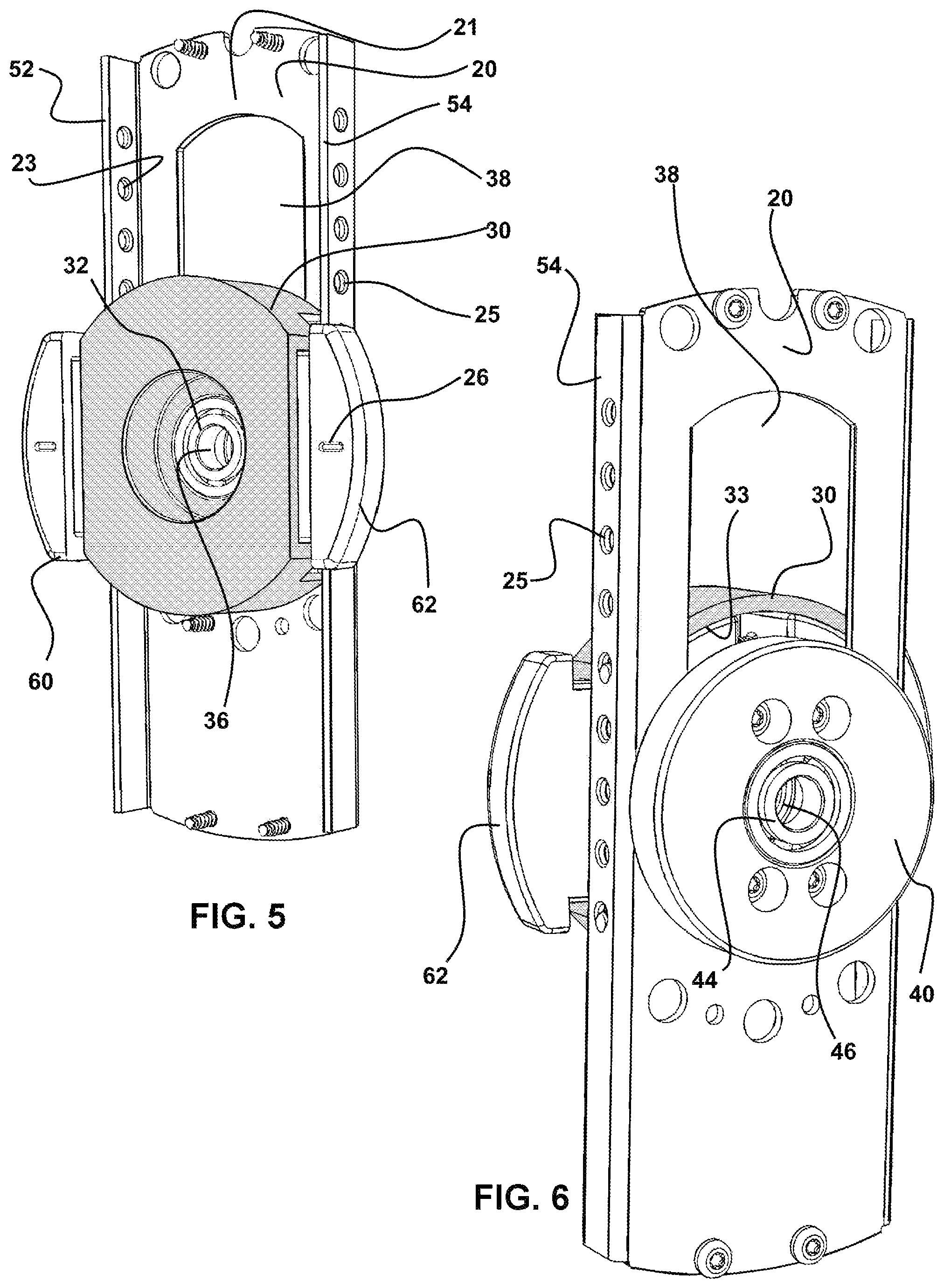 Patent US11814096 Figure 5 – Carriage rocking system