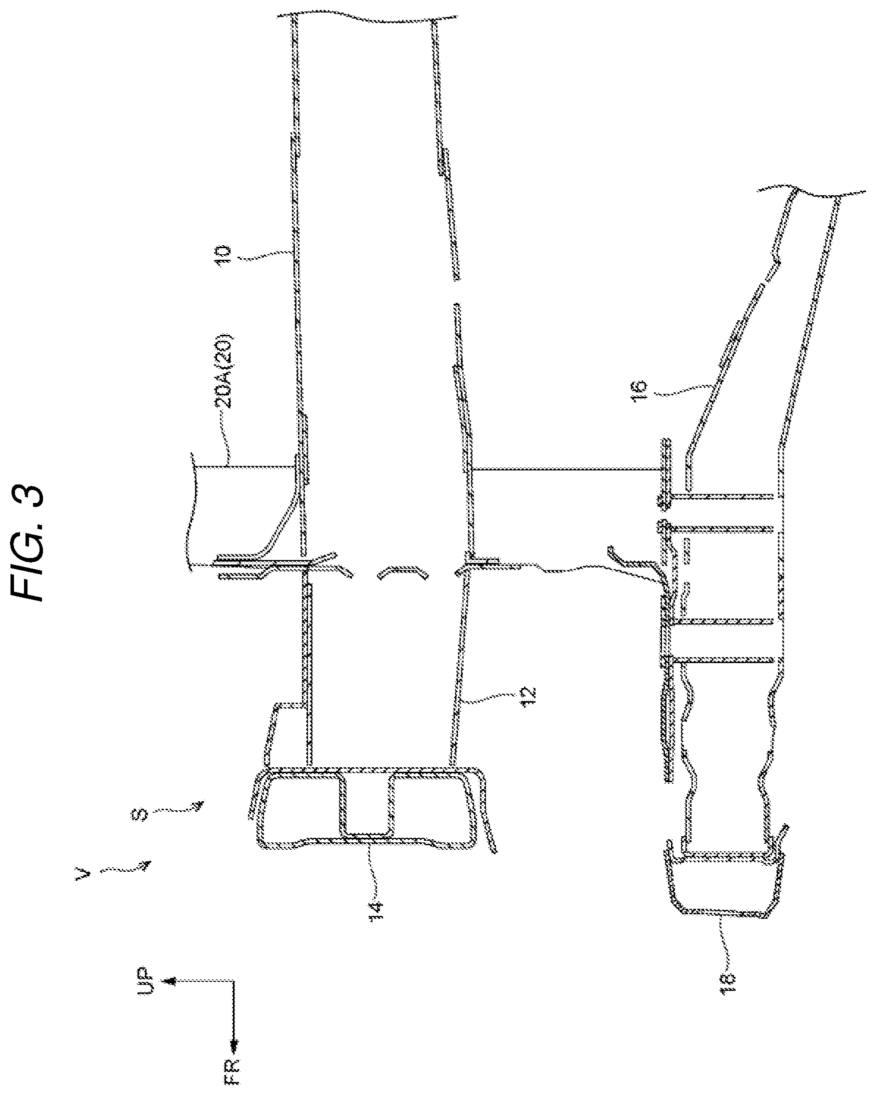 Patent US11814102 Figure 3 – Vehicle front structure