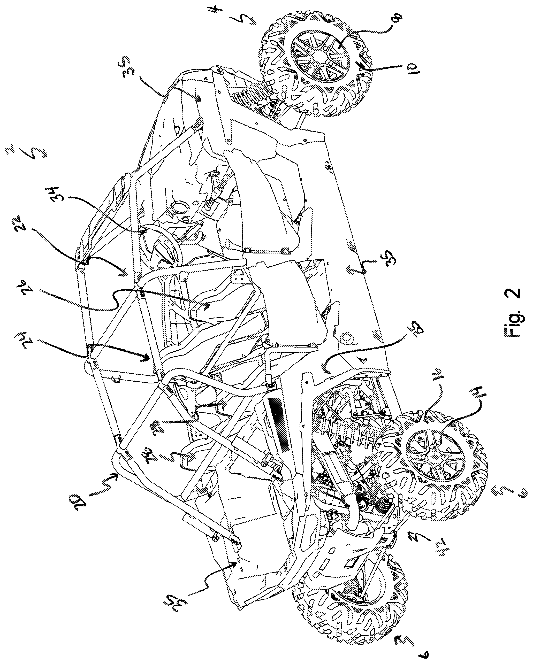 Patent US11814104 Figure 2 – Roll over protection system