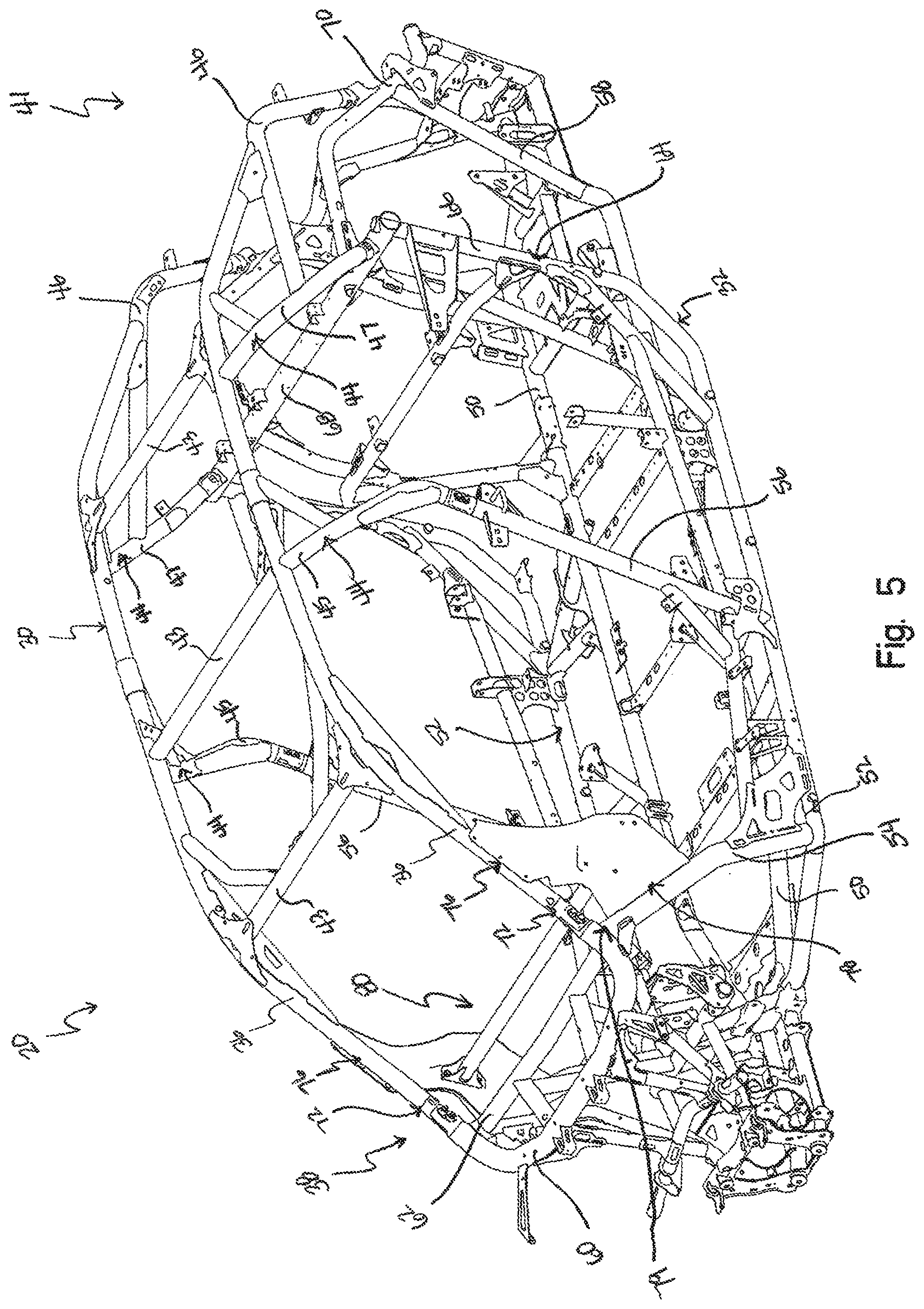 Patent US11814104 Figure 5 – Roll over protection system