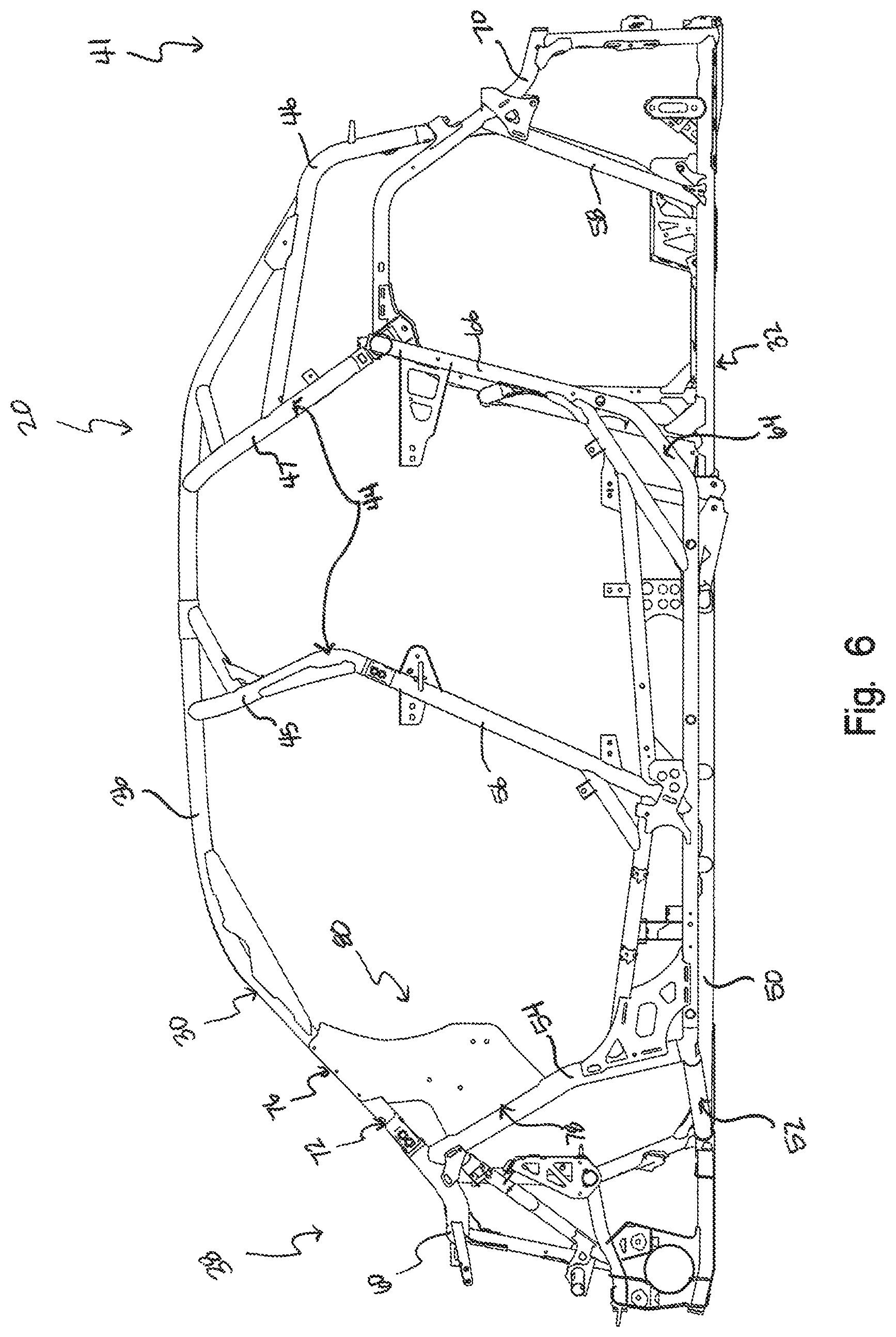 Patent US11814104 Figure 6 – Roll over protection system