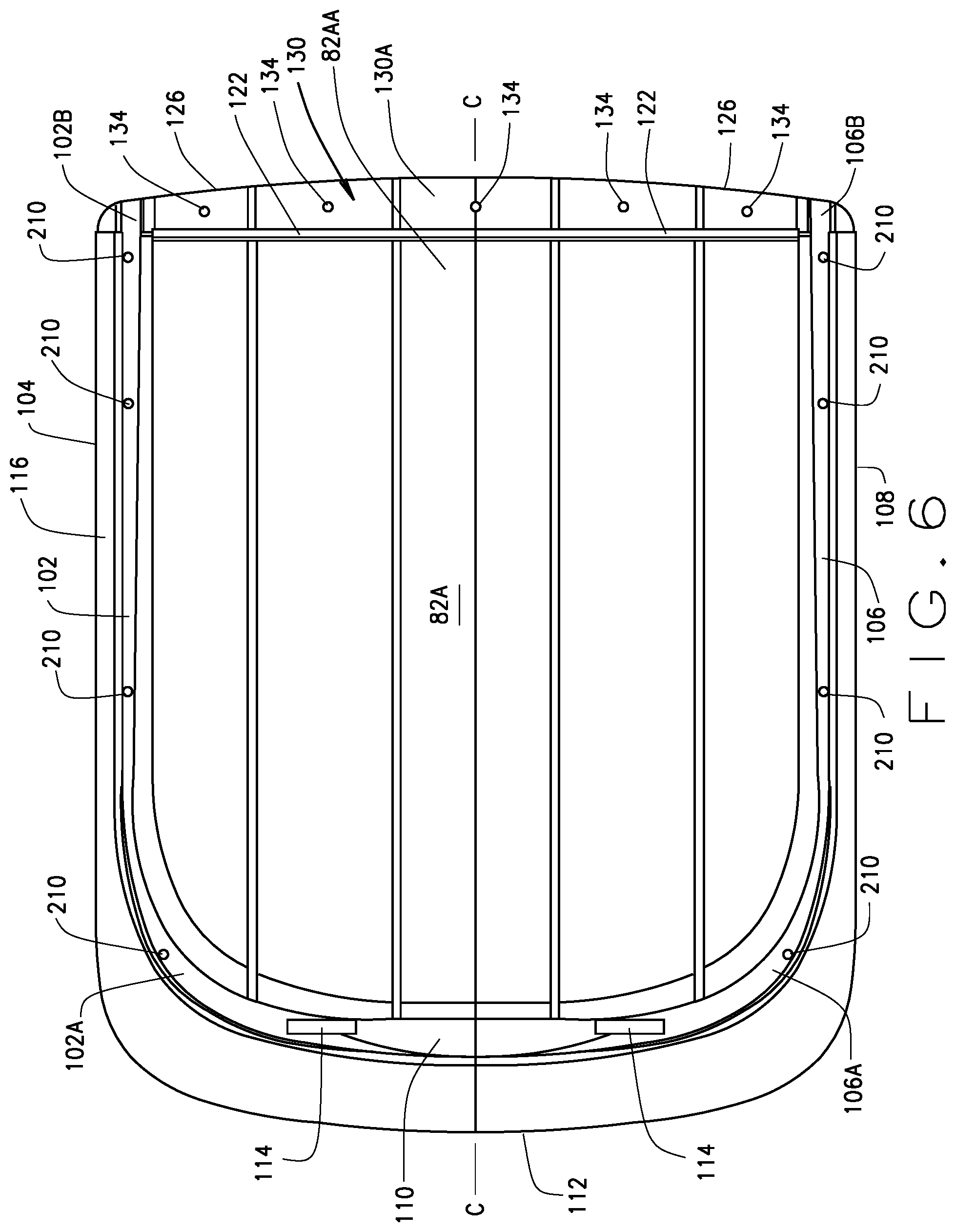 Patent US11814106 Figure 6 – Canopy for lightweight vehicle
