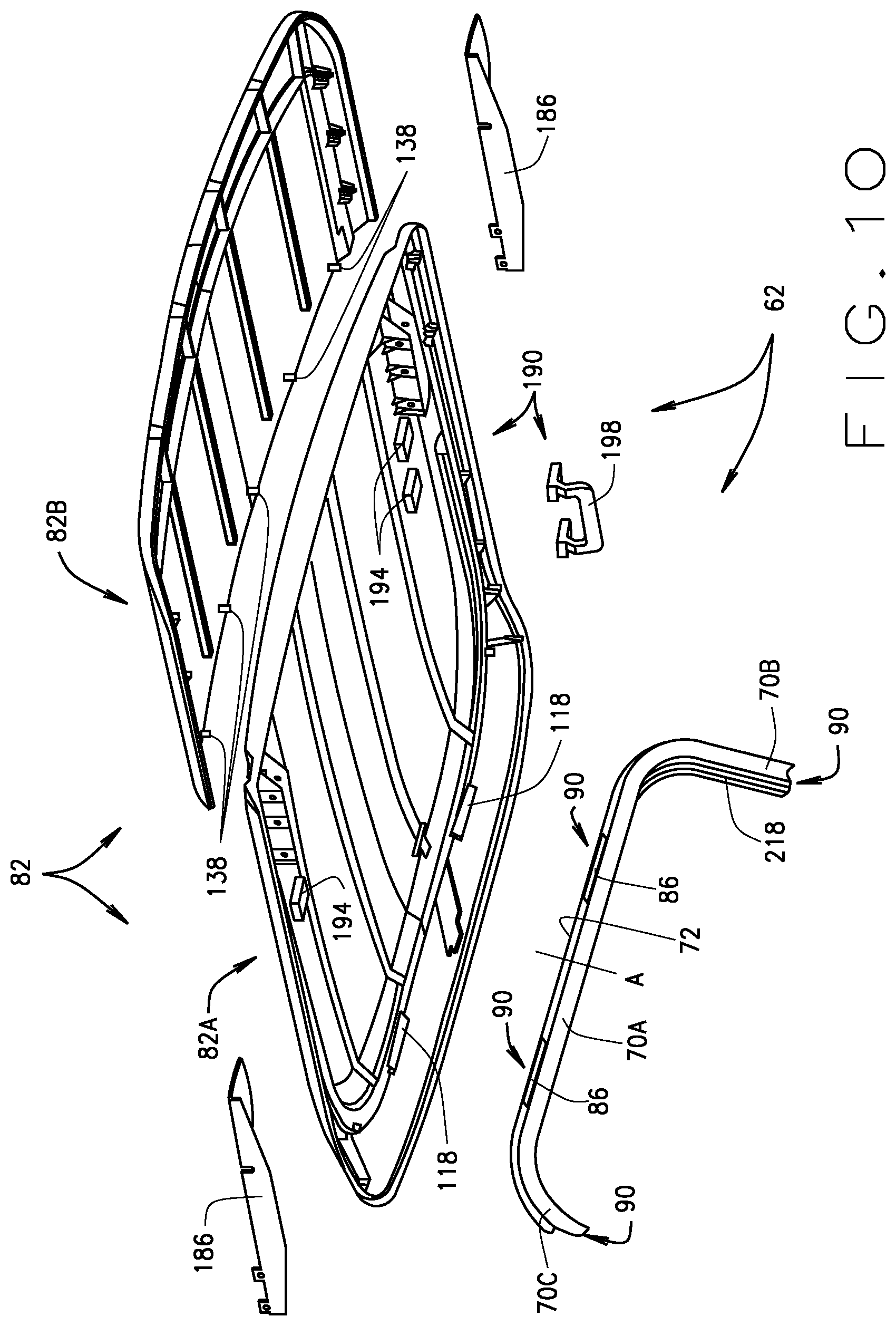 Patent US11814106 Figure 10 – Canopy for lightweight vehicle