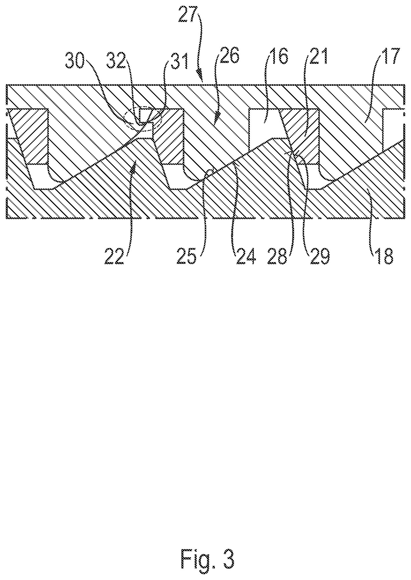 Patent US11814111 Figure 3 – Apparatus for pressing a rack onto a pinion, and steering system for a motor vehicle with an apparatus of this type