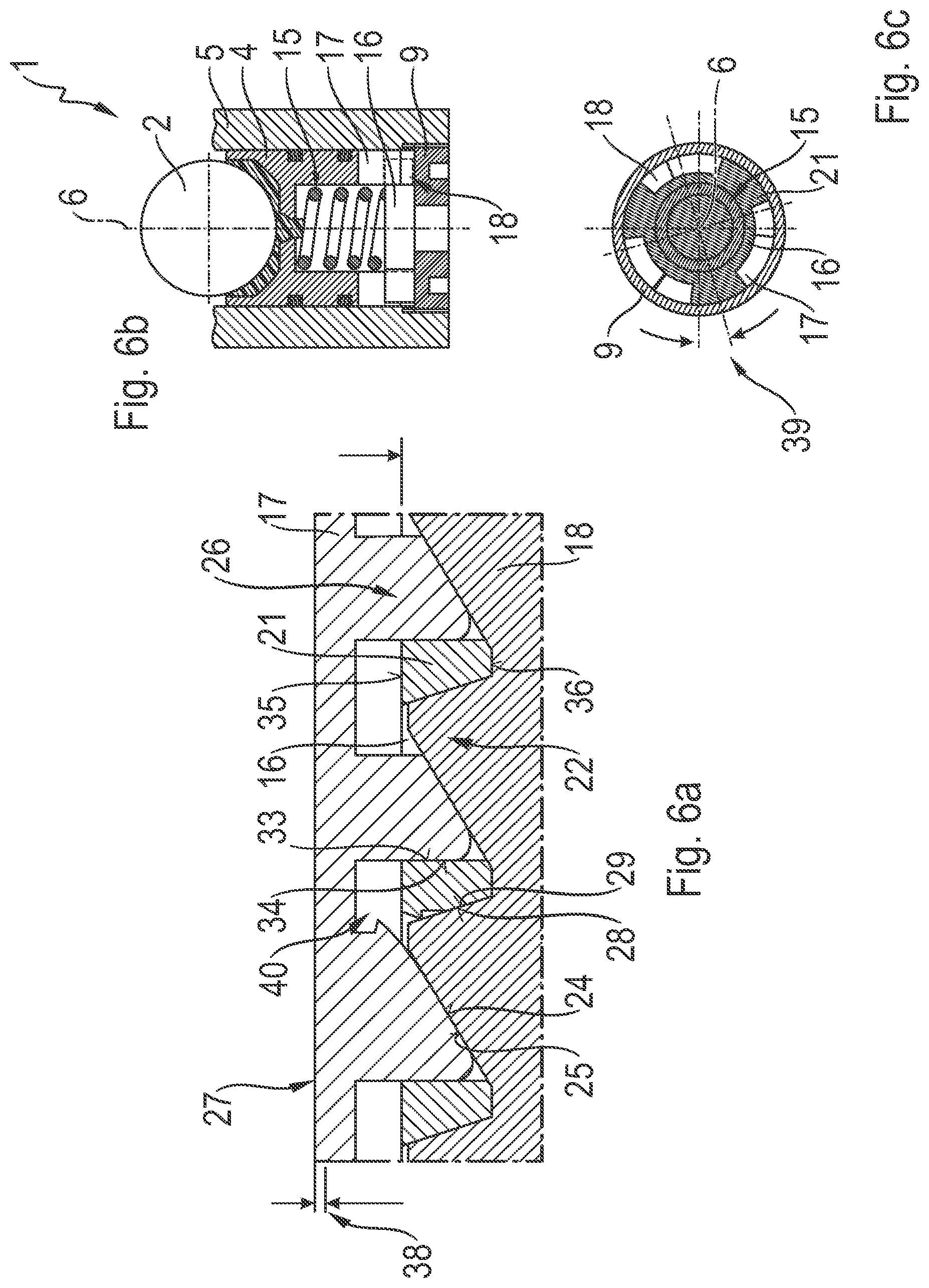 Patent US11814111 Figure 6 – Apparatus for pressing a rack onto a pinion, and steering system for a motor vehicle with an apparatus of this type