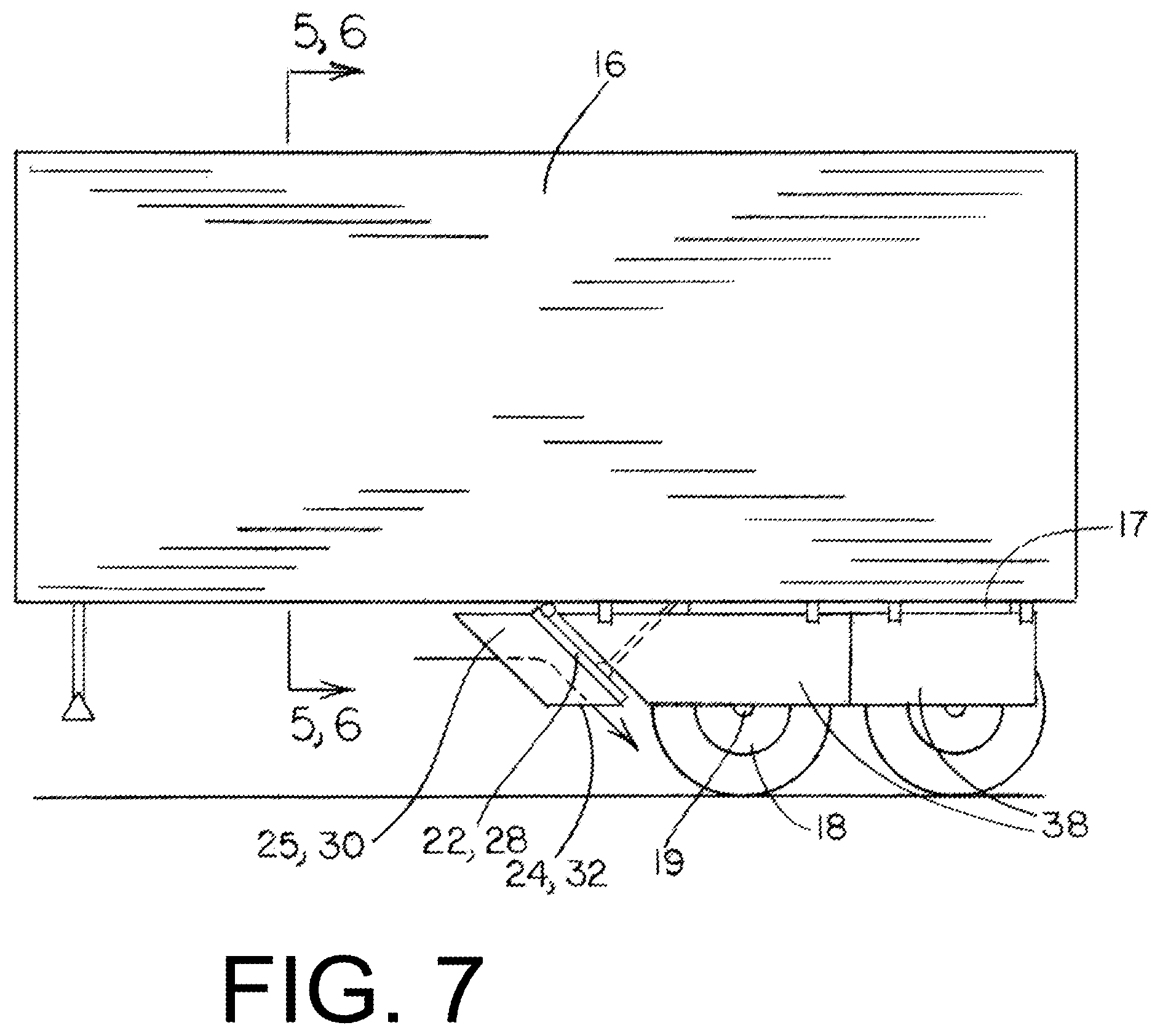 Patent US11814112 Figure 7 – Inner wheel skirt reducing vehicle drag