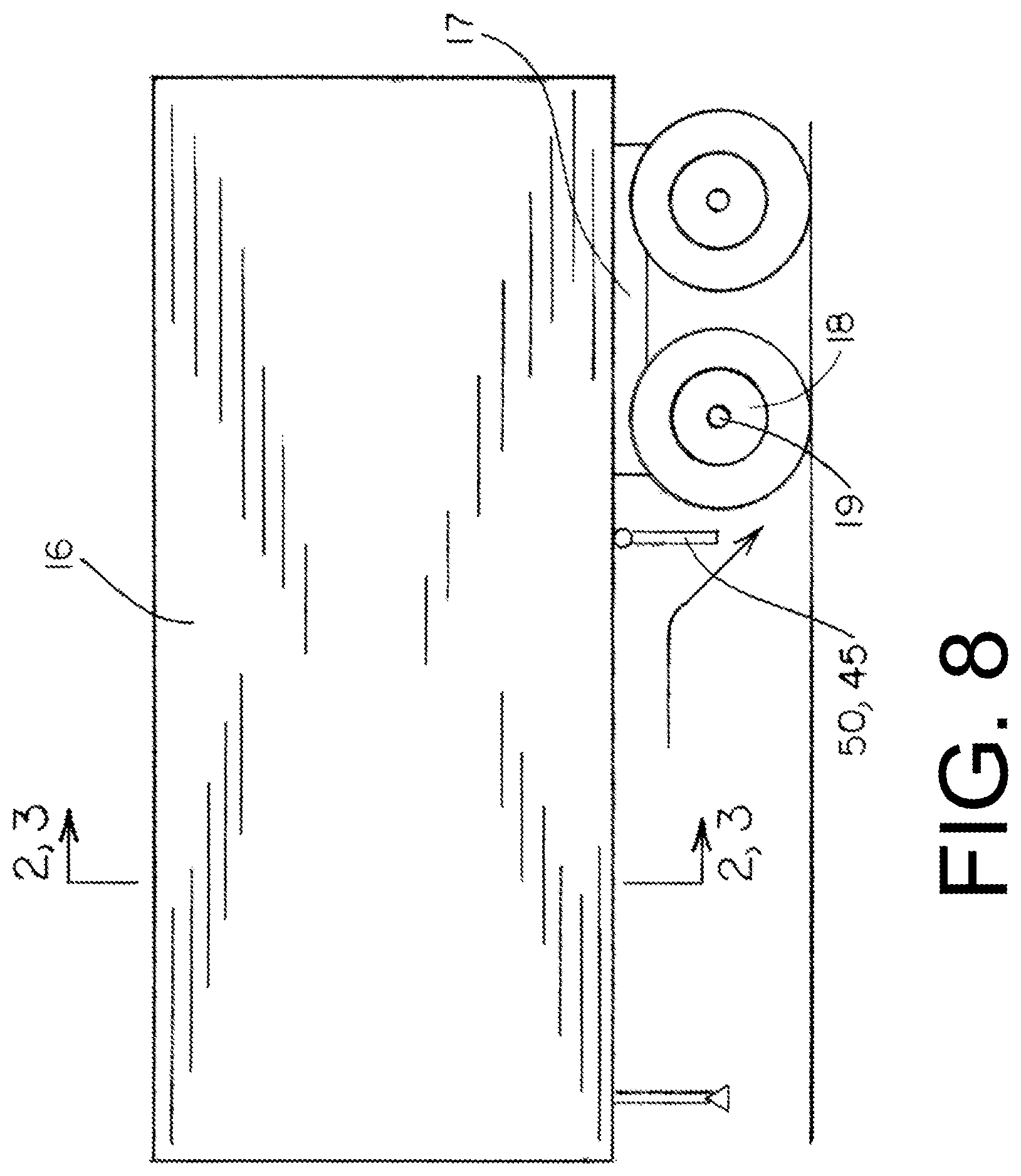 Patent US11814112 Figure 8 – Inner wheel skirt reducing vehicle drag