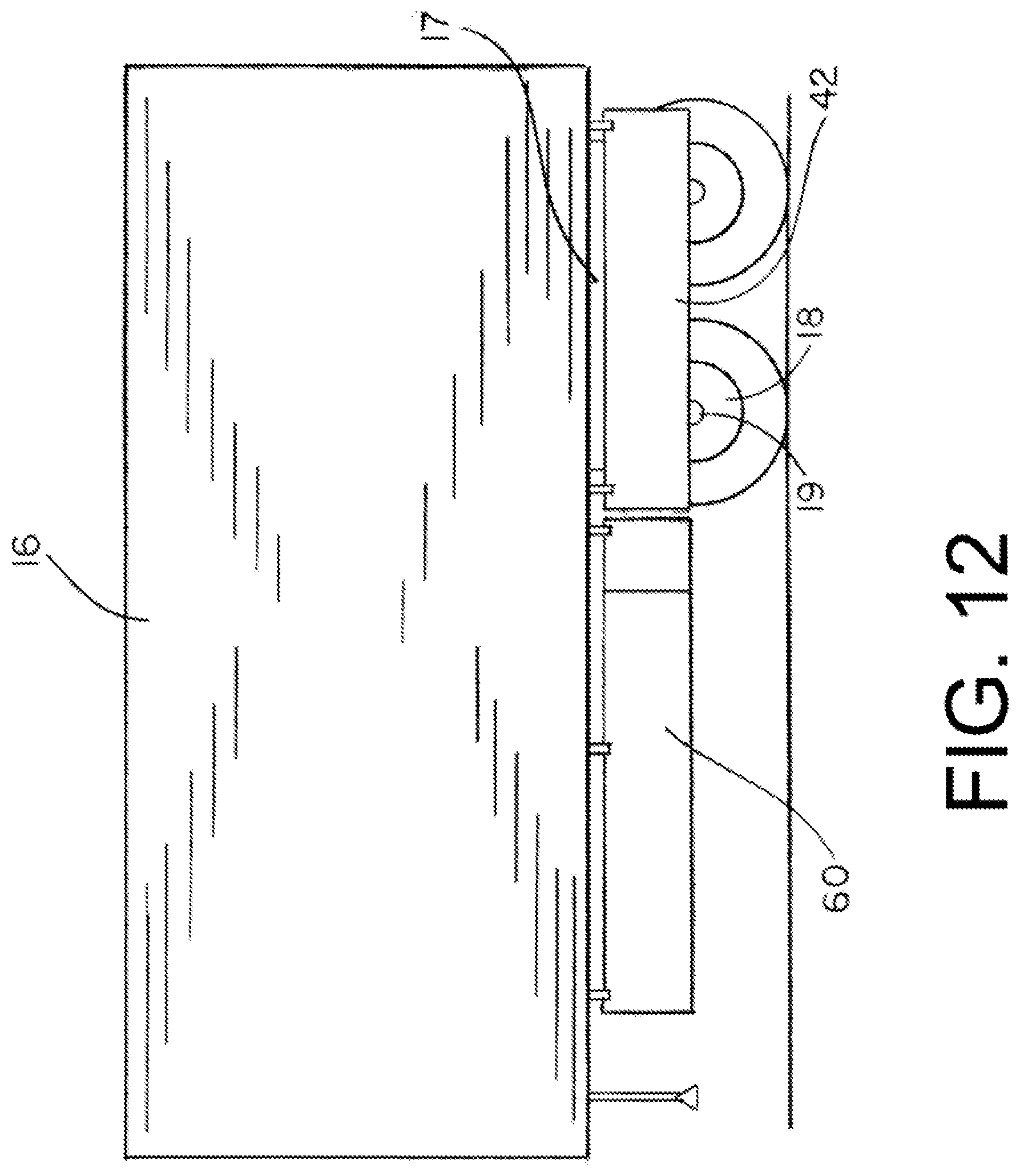 Patent US11814112 Figure 12 – Inner wheel skirt reducing vehicle drag
