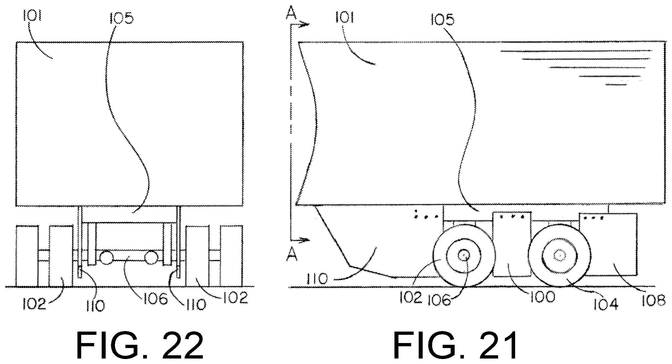 Patent US11814112 Figure 19 – Inner wheel skirt reducing vehicle drag