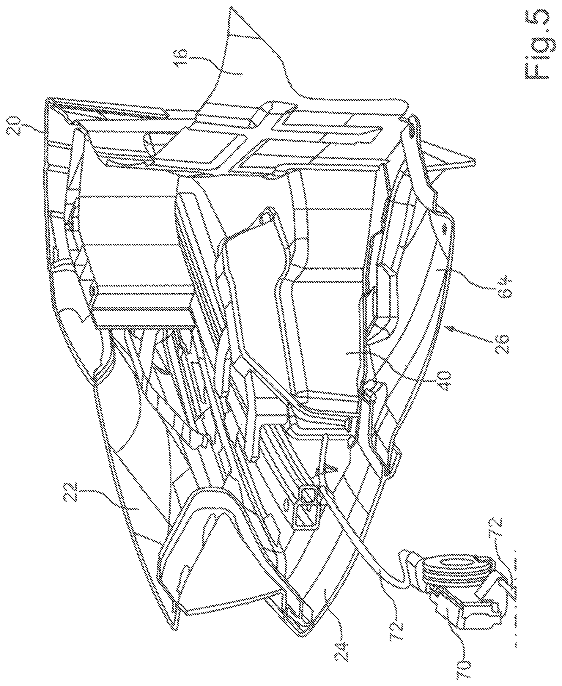 Patent US11814113 Figure 6 – Air deflection device in the underbody region of a motor vehicle and motor vehicle comprising such an air deflection device