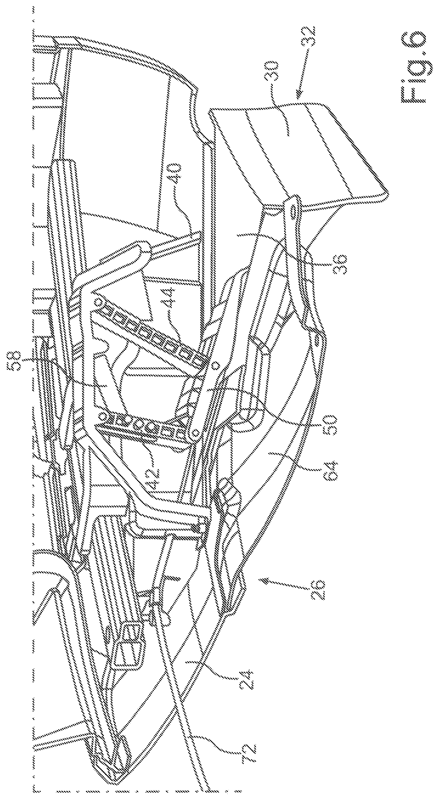 Patent US11814113 Figure 7 – Air deflection device in the underbody region of a motor vehicle and motor vehicle comprising such an air deflection device