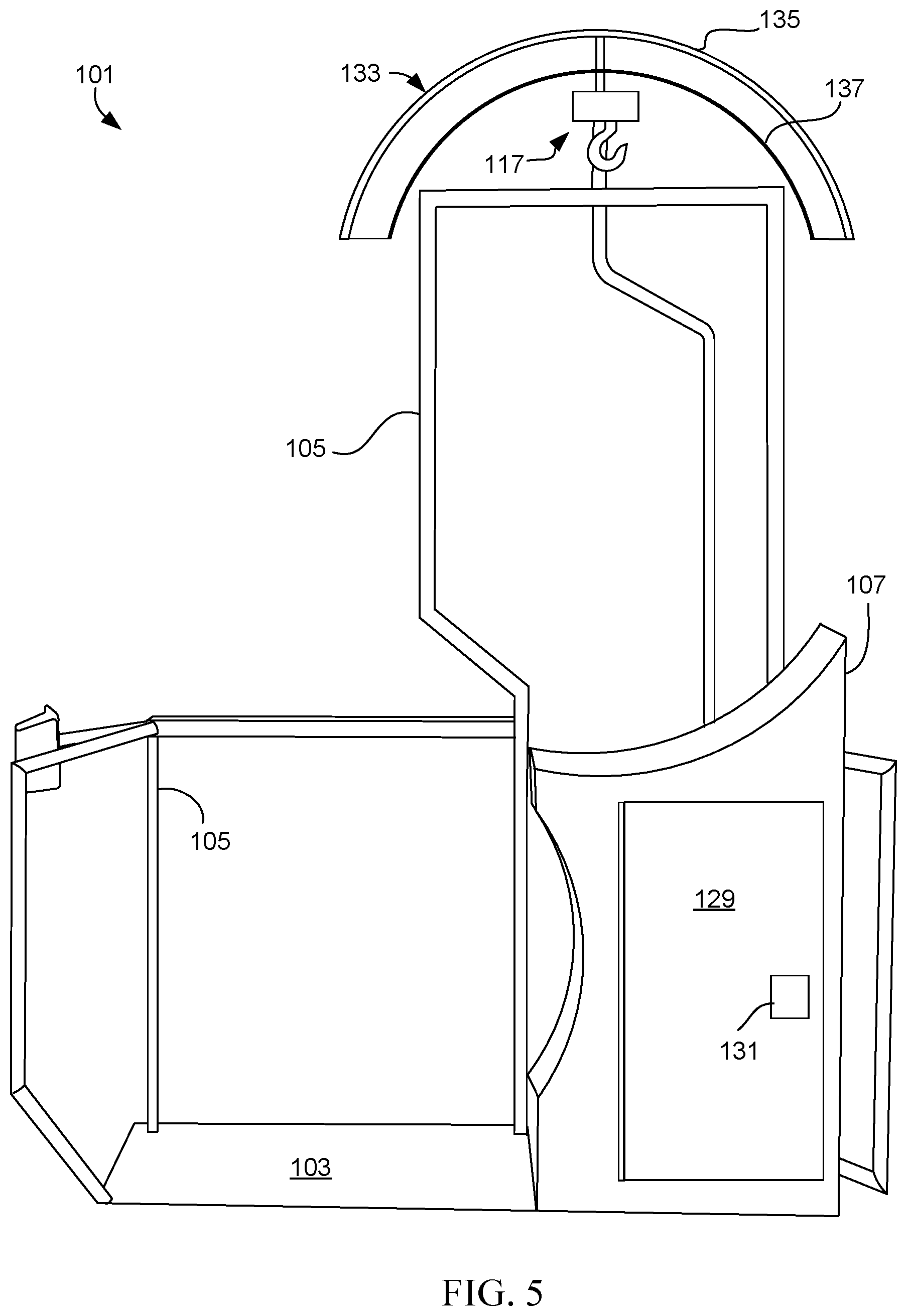 Patent US11814114 Figure 5 – Tire tool mount assembly