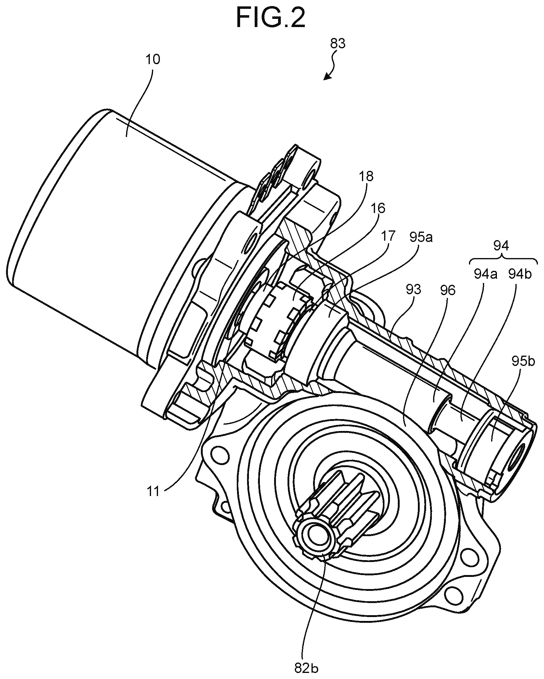 Patent US11814116 Figure 2 – Assist mechanism and electric power steering device