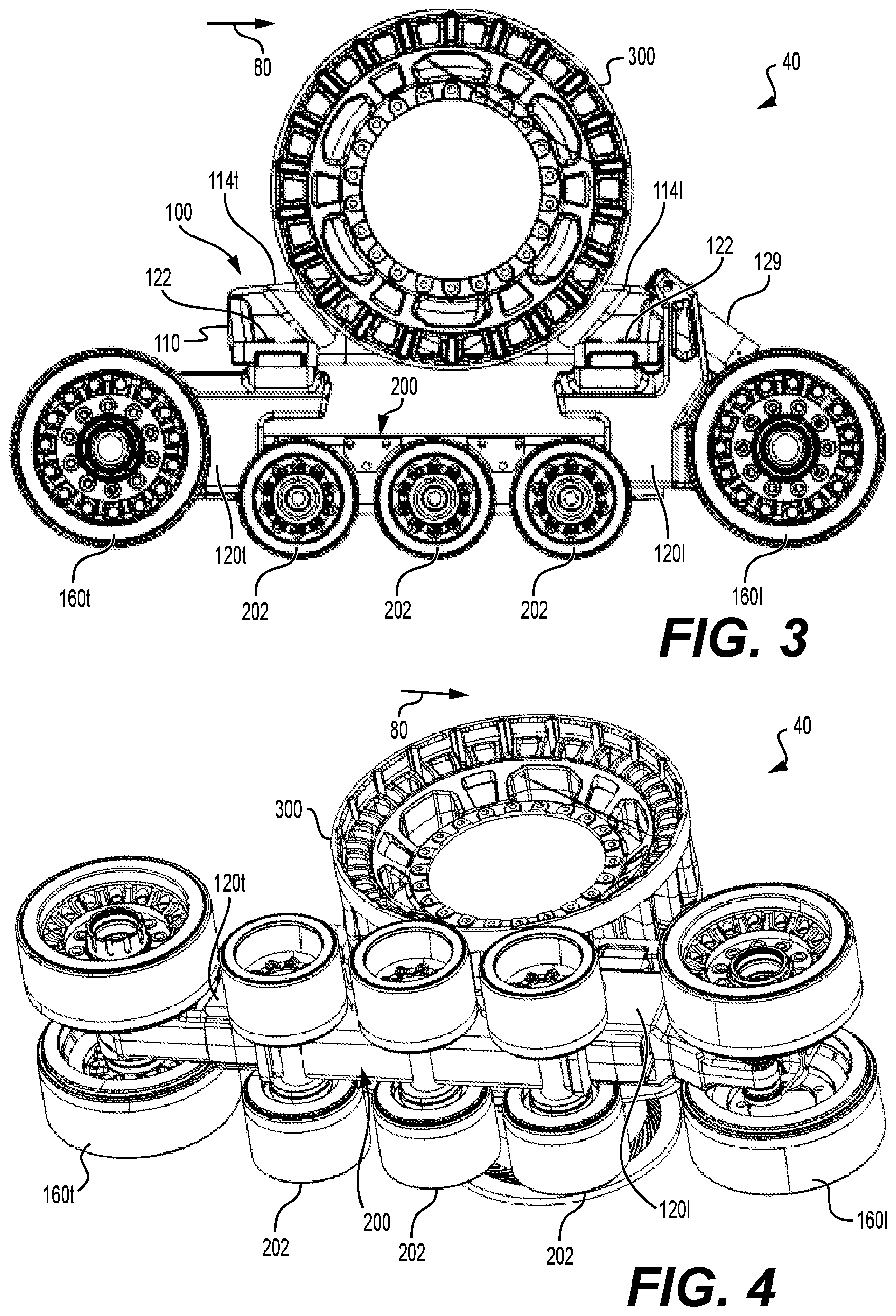 Patent US11814118 Figure 2 – Suspended undercarriage assembly for a track system