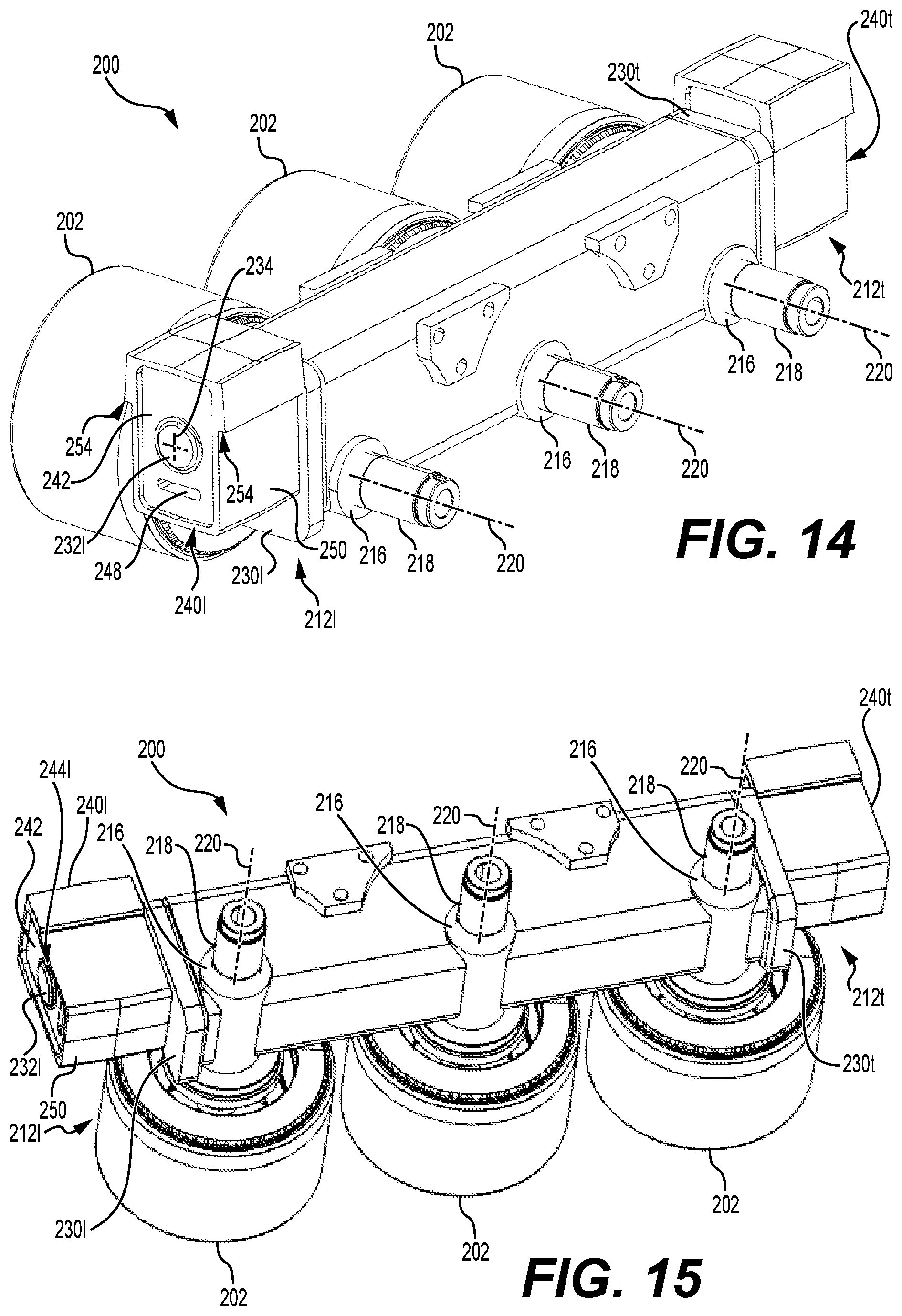 Patent US11814118 Figure 10 – Suspended undercarriage assembly for a track system