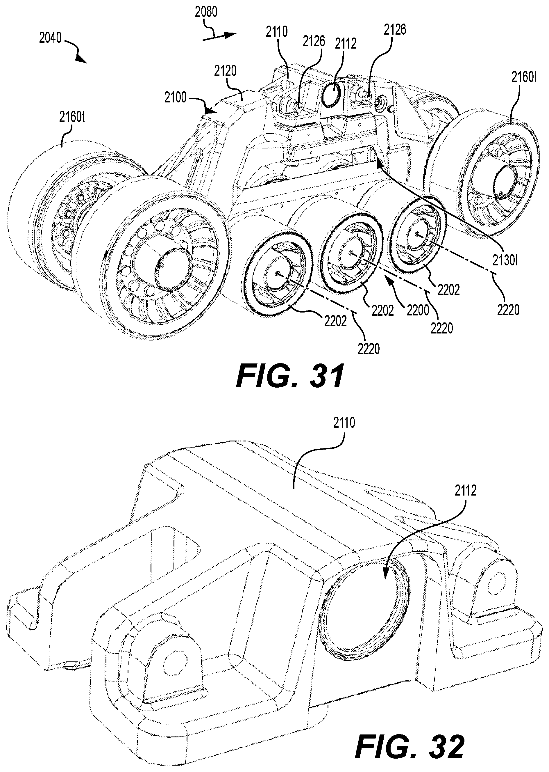Patent US11814118 Figure 19 – Suspended undercarriage assembly for a track system