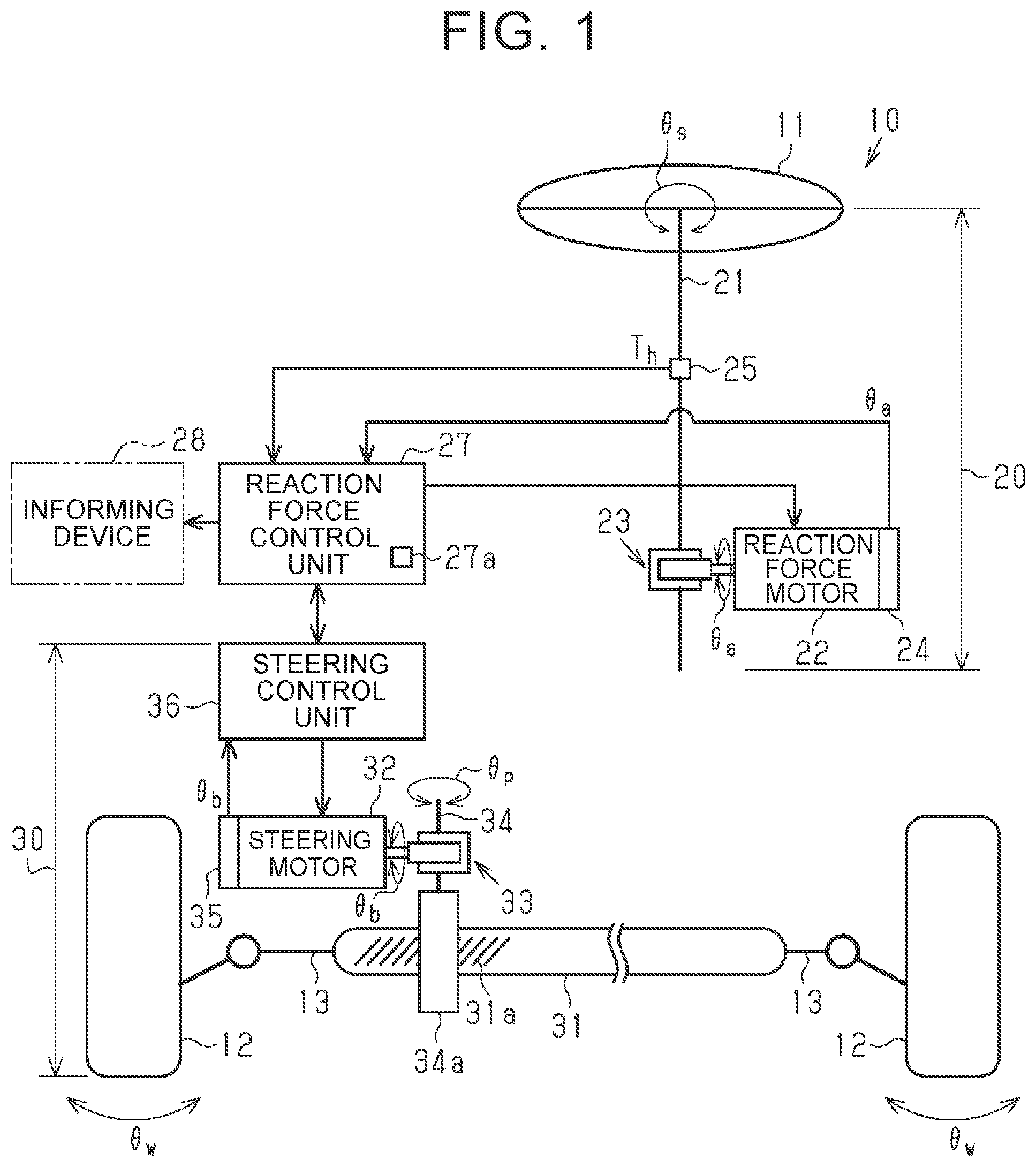 Patent US11814121 Figure 1 – Steering device