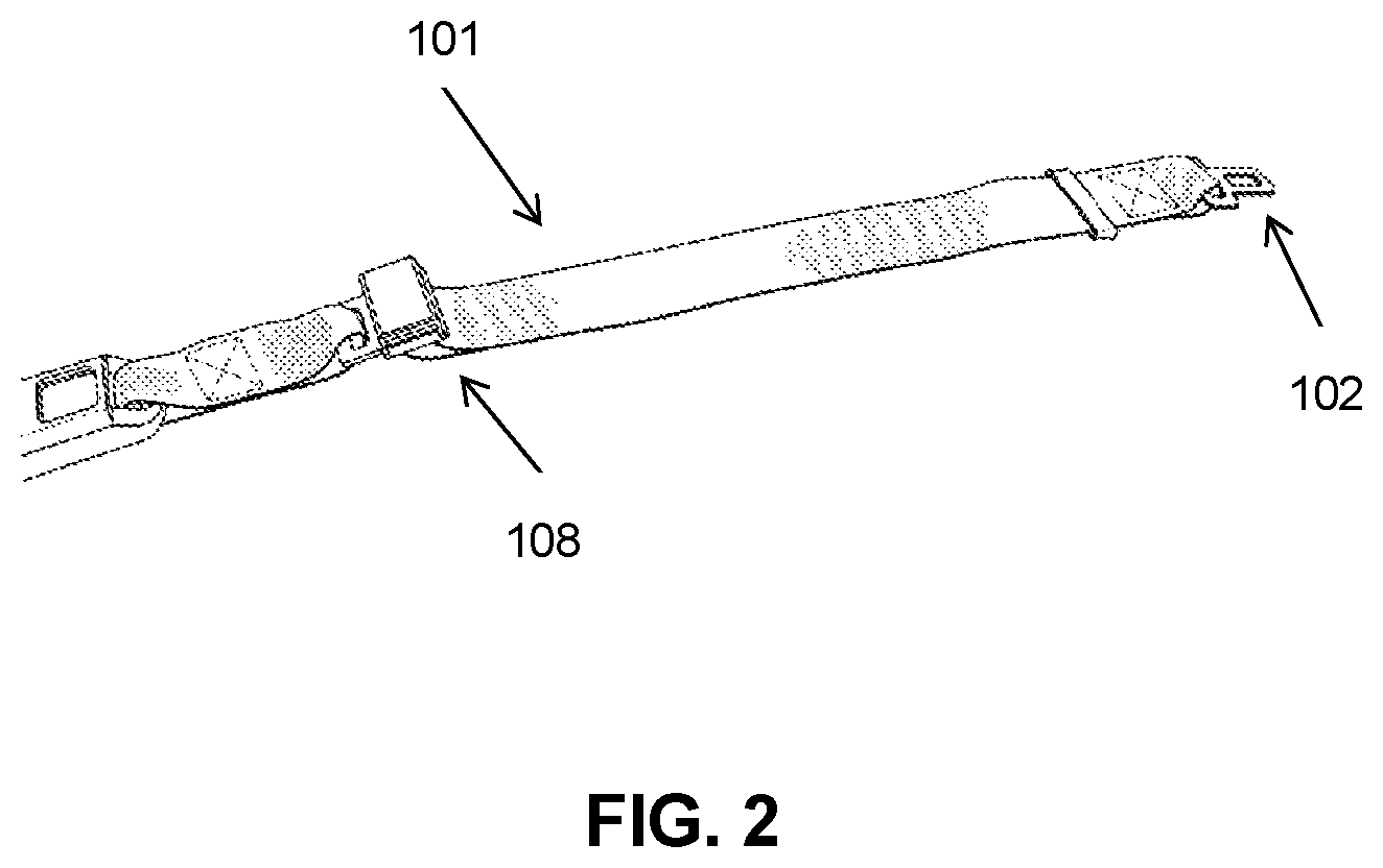 Patent US11814125 Figure 2 – Self-releasable safely belt