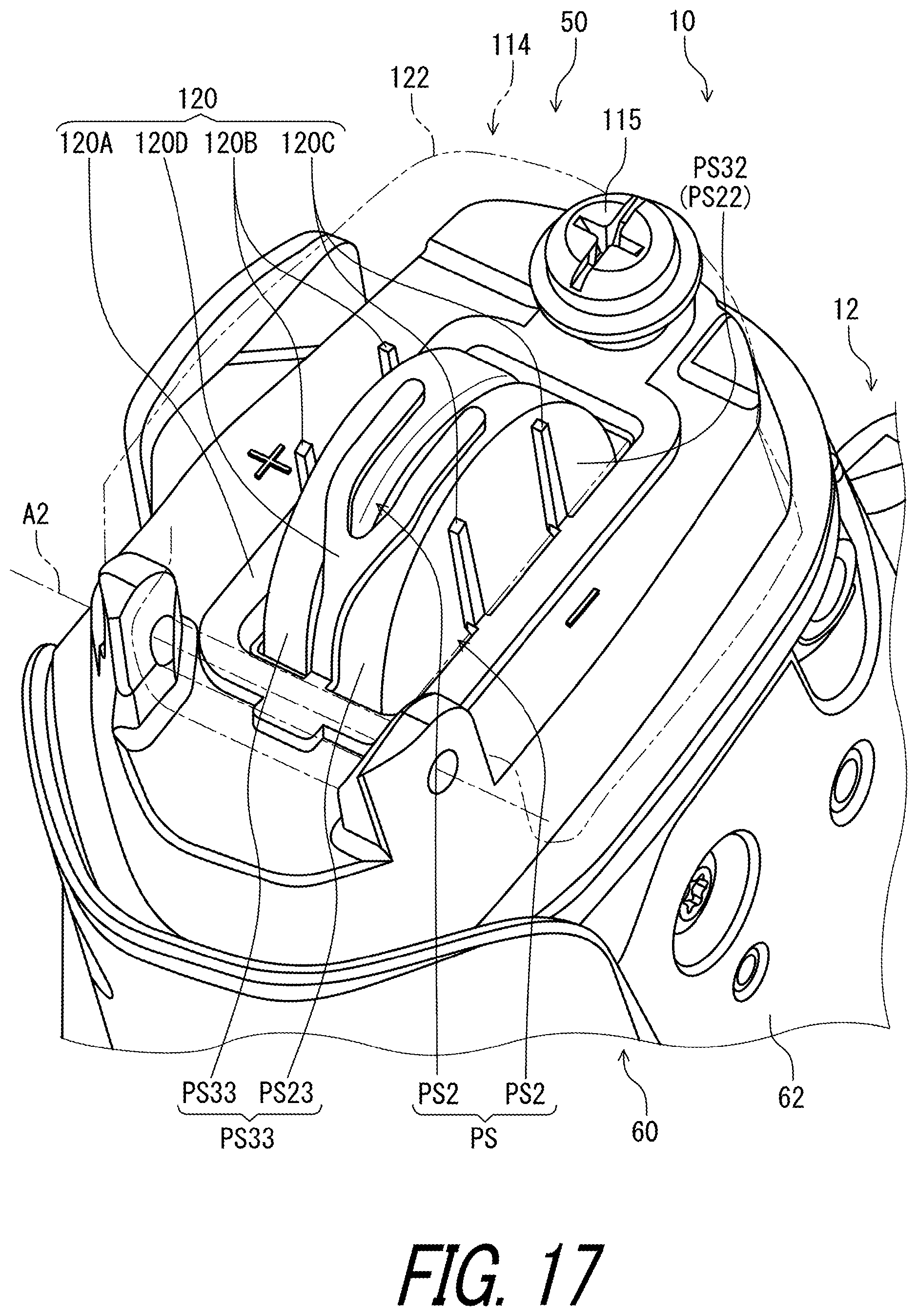 Patent US11814130 Figure 17 – Operating device for human-powered vehicle