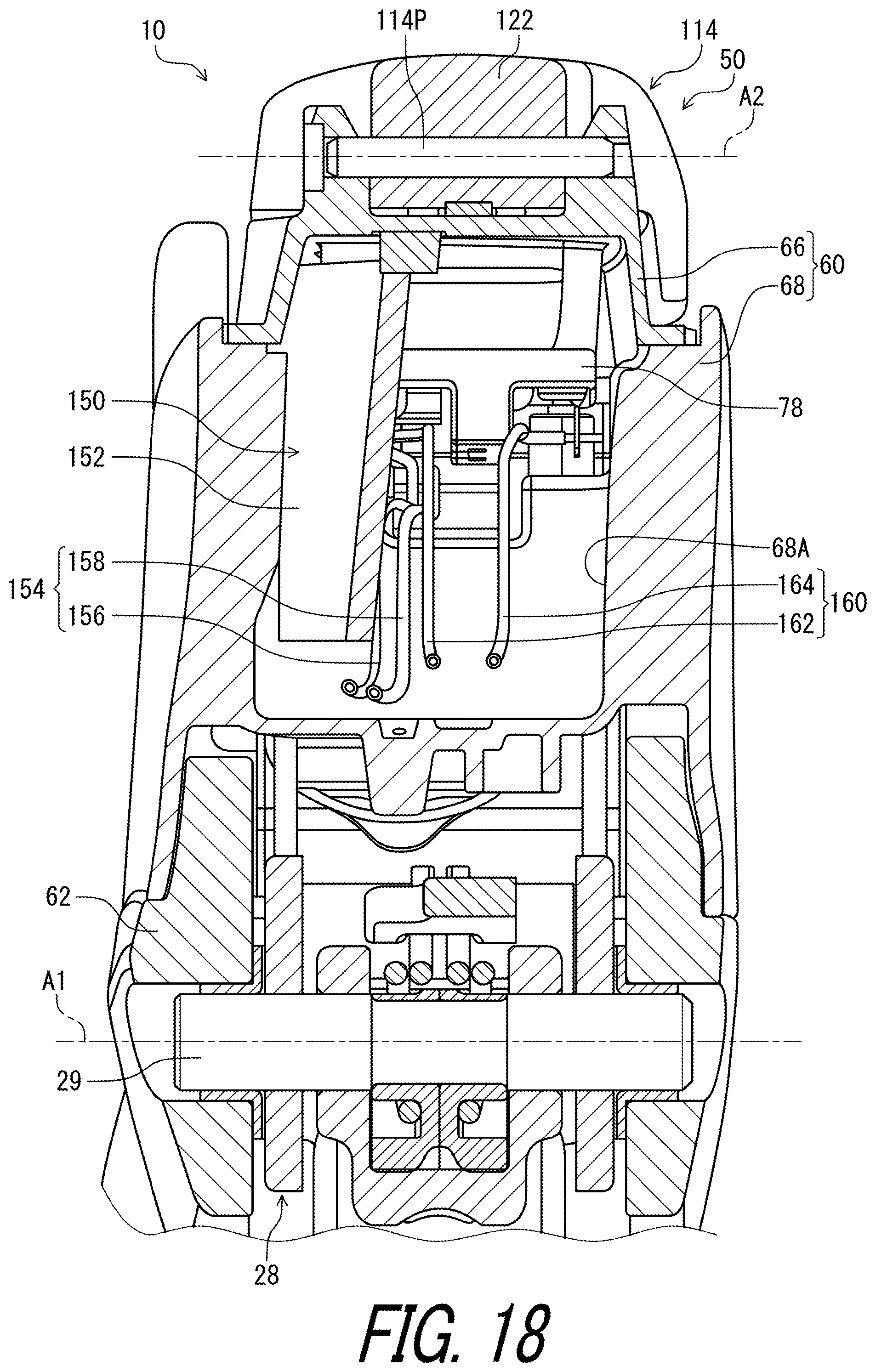 Patent US11814130 Figure 18 – Operating device for human-powered vehicle