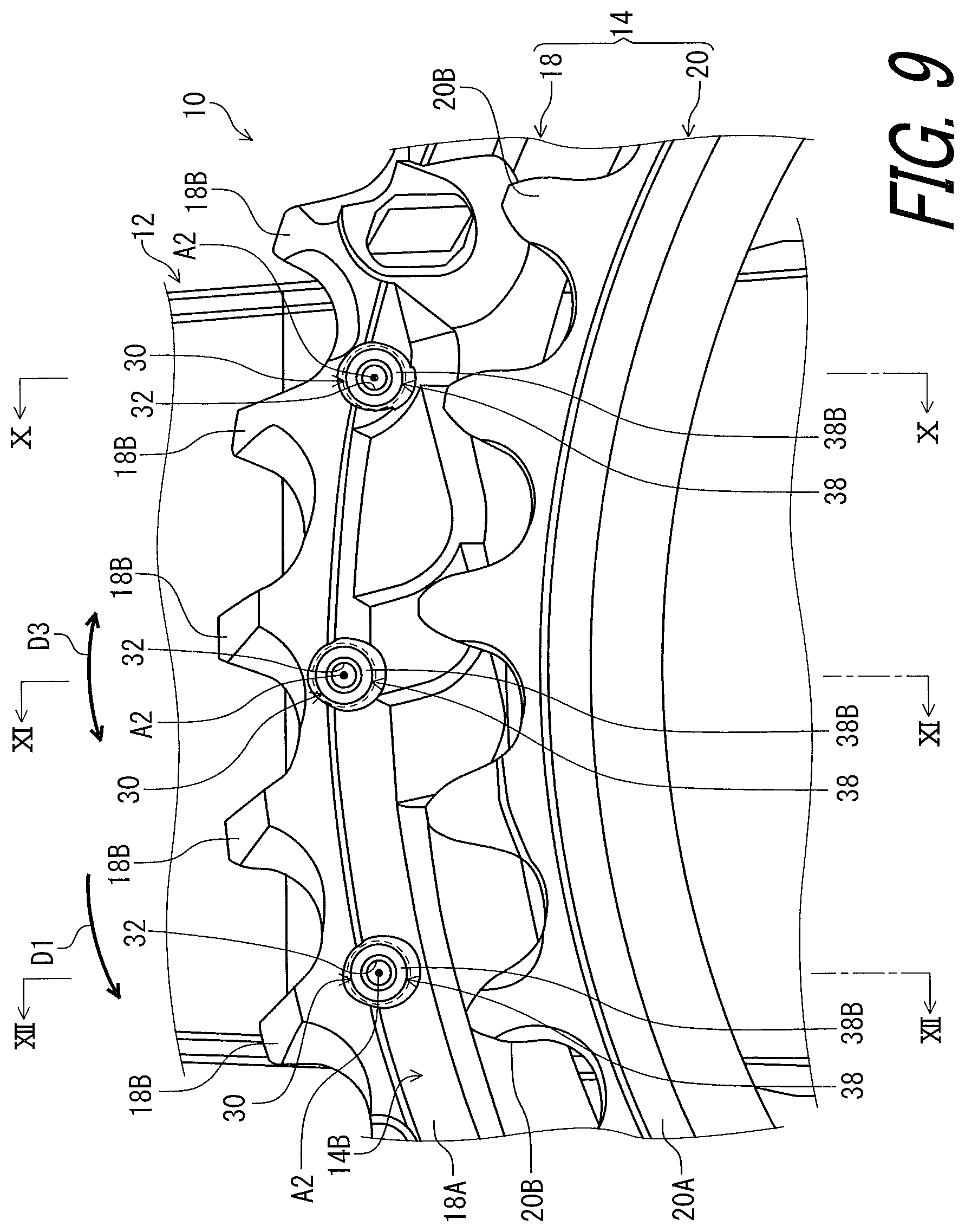 Patent US11814135 Figure 9 – Crank assembly for human powered vehicle