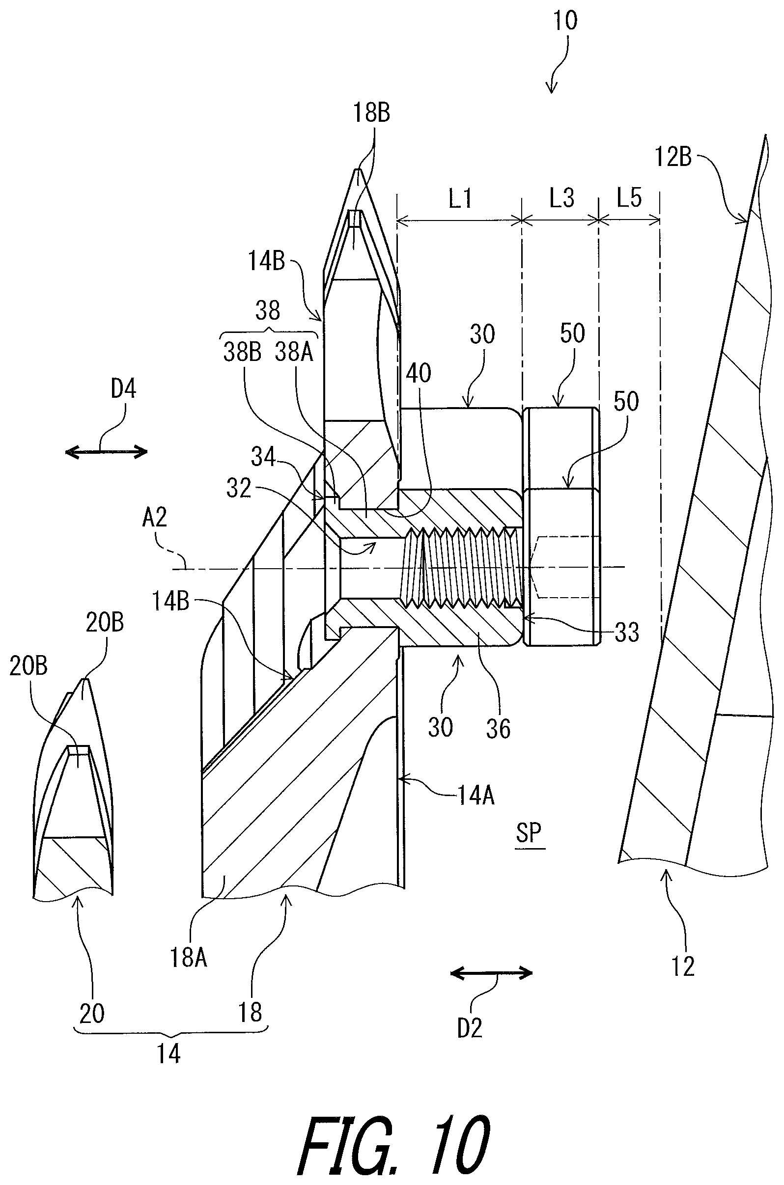 Patent US11814135 Figure 10 – Crank assembly for human powered vehicle