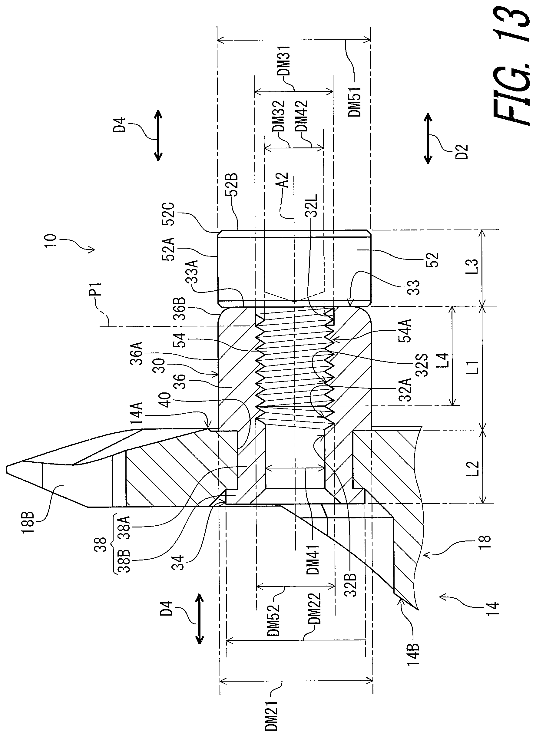 Patent US11814135 Figure 13 – Crank assembly for human powered vehicle