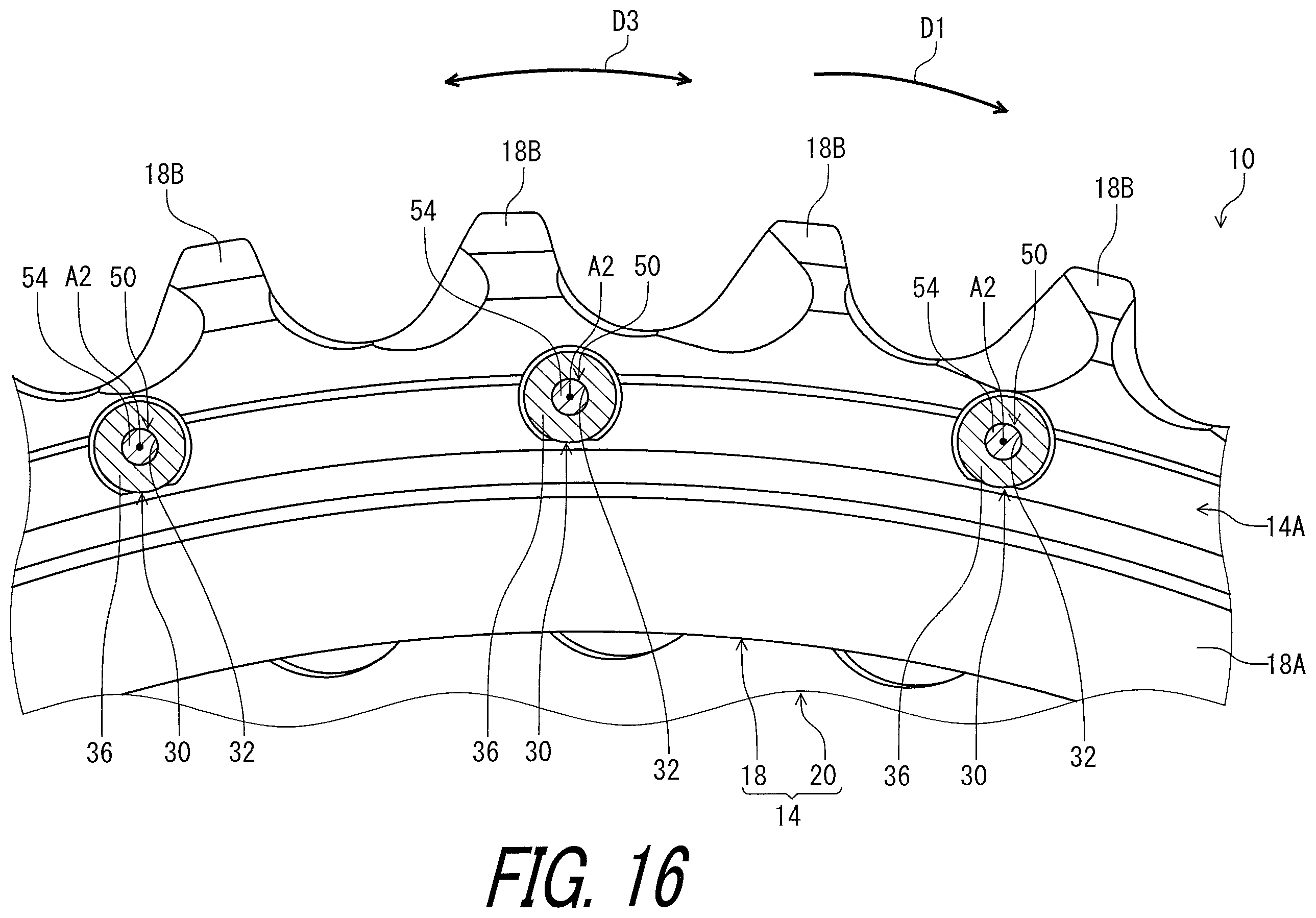 Patent US11814135 Figure 16 – Crank assembly for human powered vehicle
