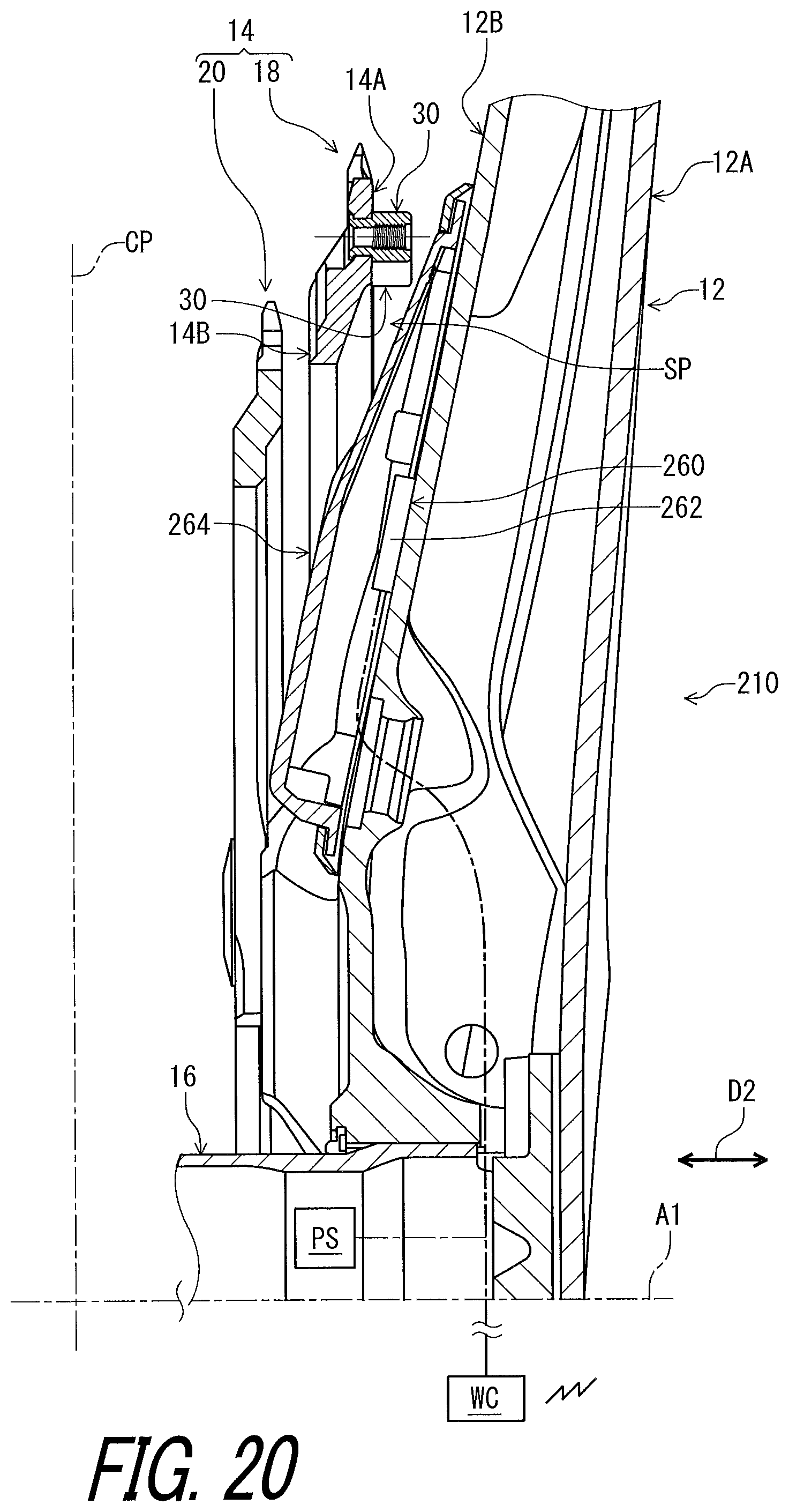 Patent US11814135 Figure 20 – Crank assembly for human powered vehicle