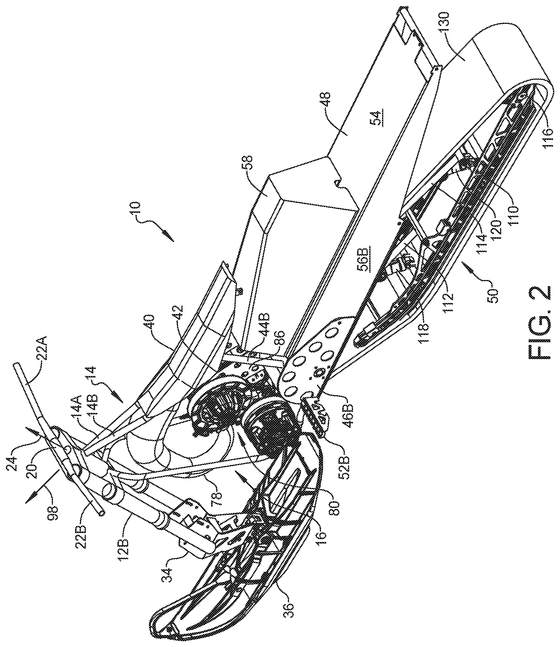 Patent US11814136 Figure 2 – Snow vehicle