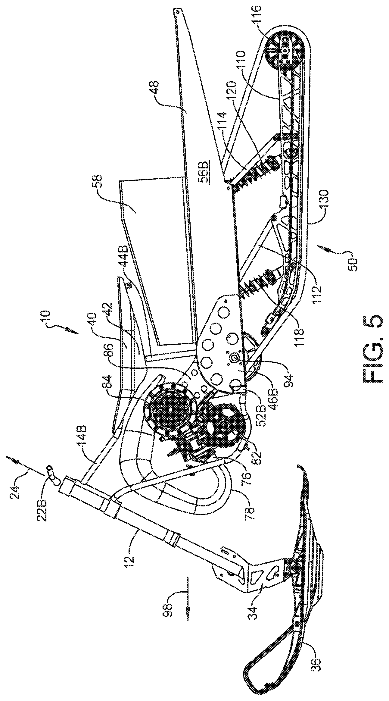 Patent US11814136 Figure 5 – Snow vehicle