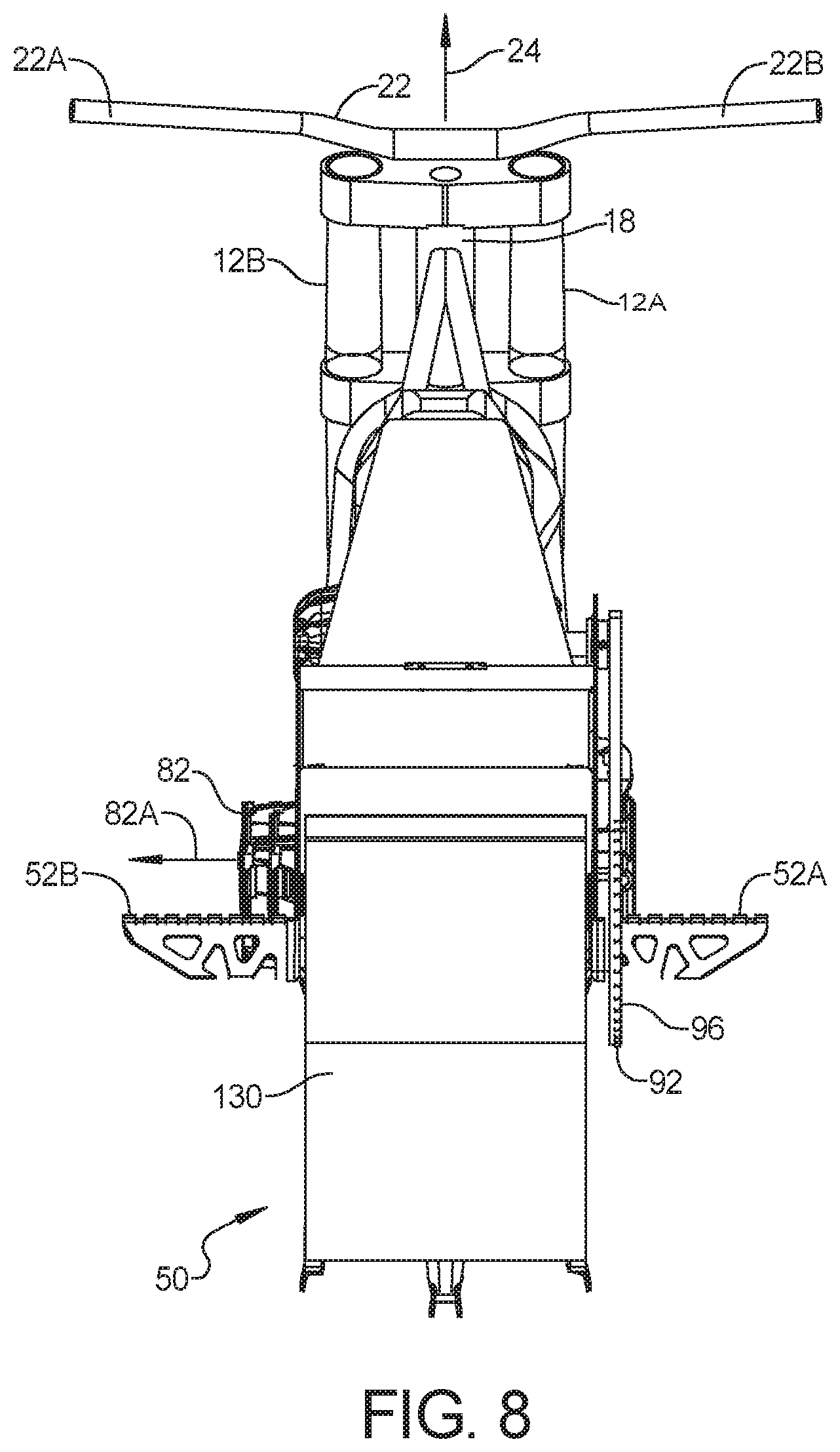 Patent US11814136 Figure 8 – Snow vehicle