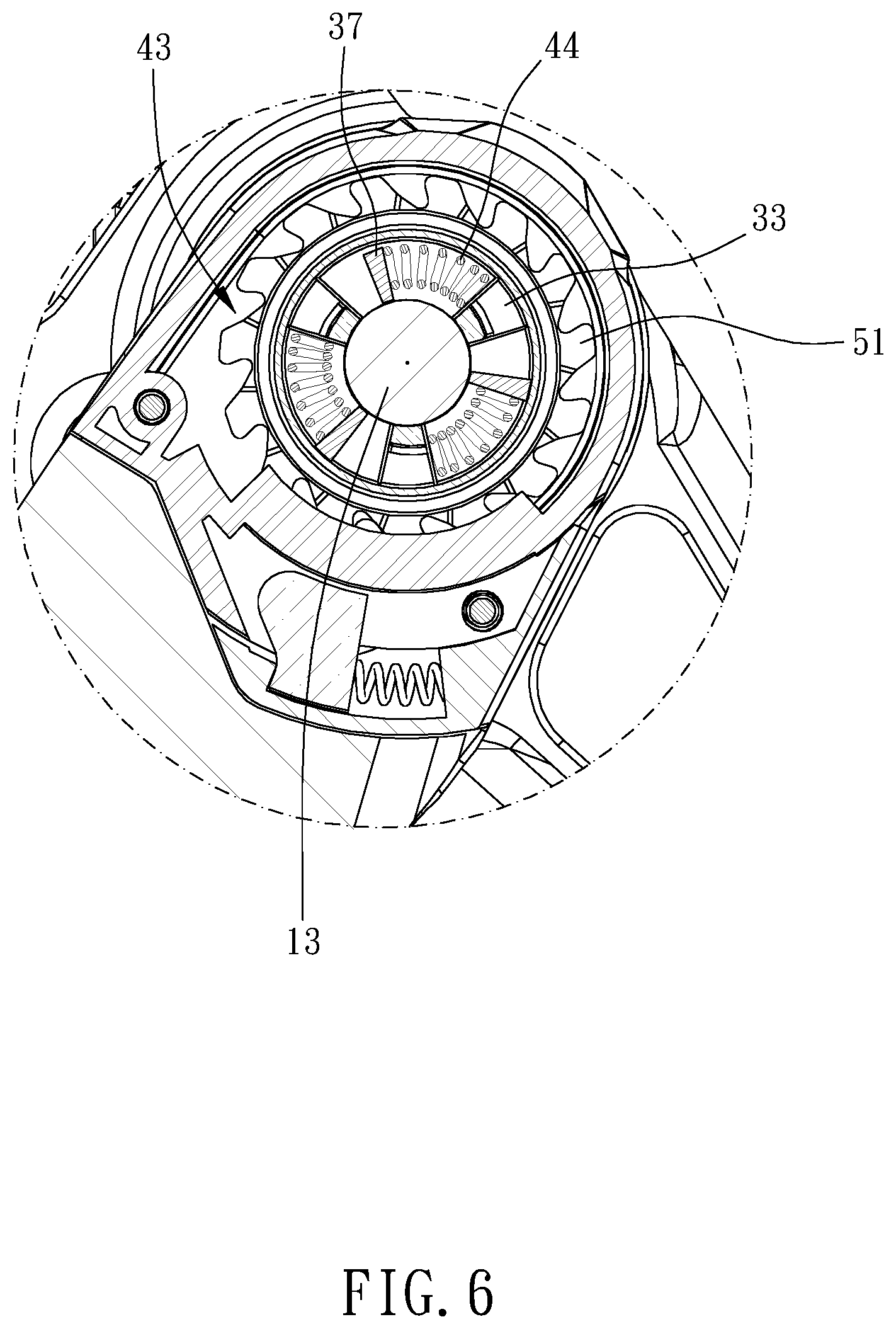 Patent US11814138 Figure 6 – Rear derailleur