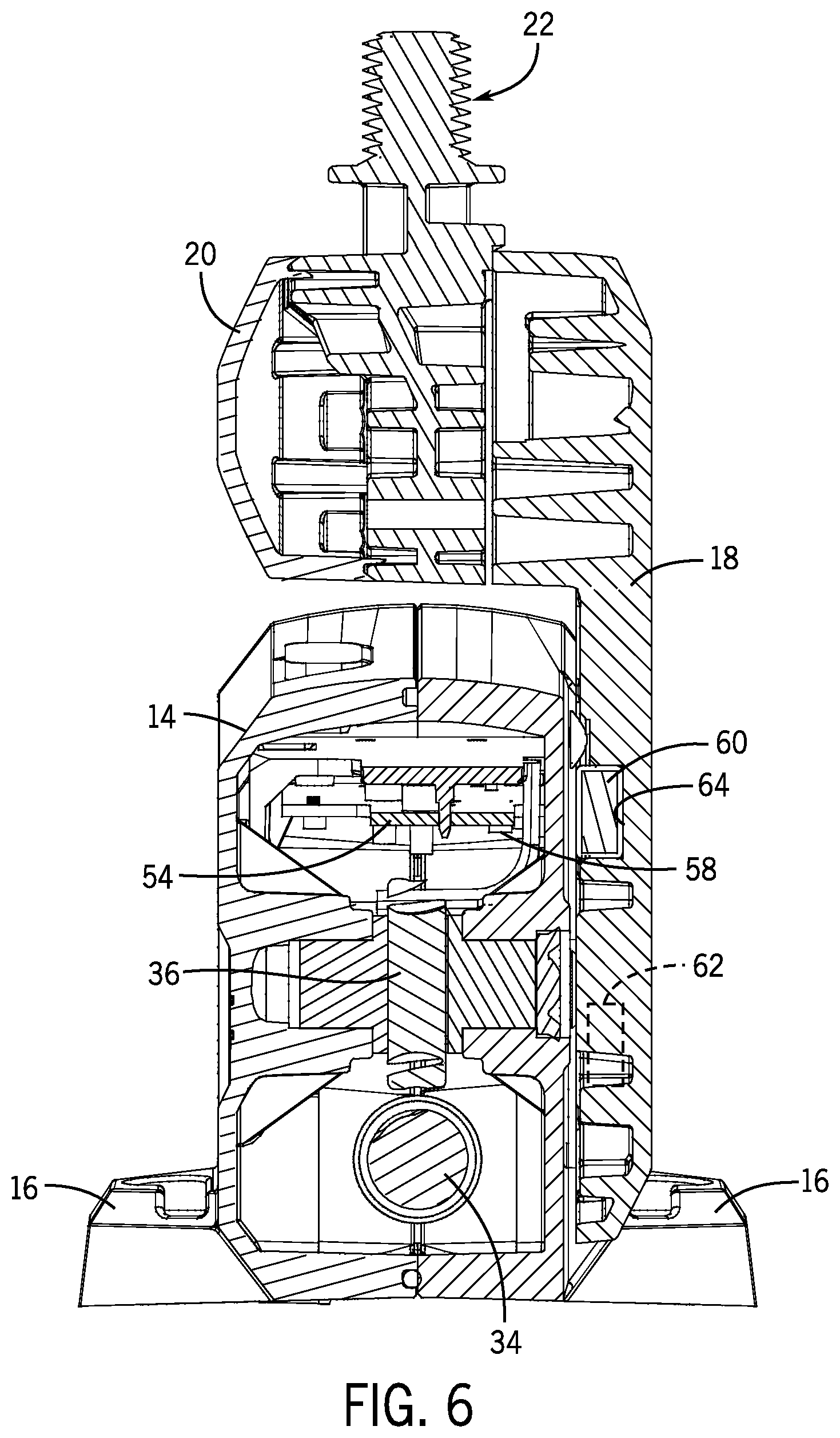 Patent US11814139 Figure 6 – Assembly for extending and retracting elongated marine peripheral device
