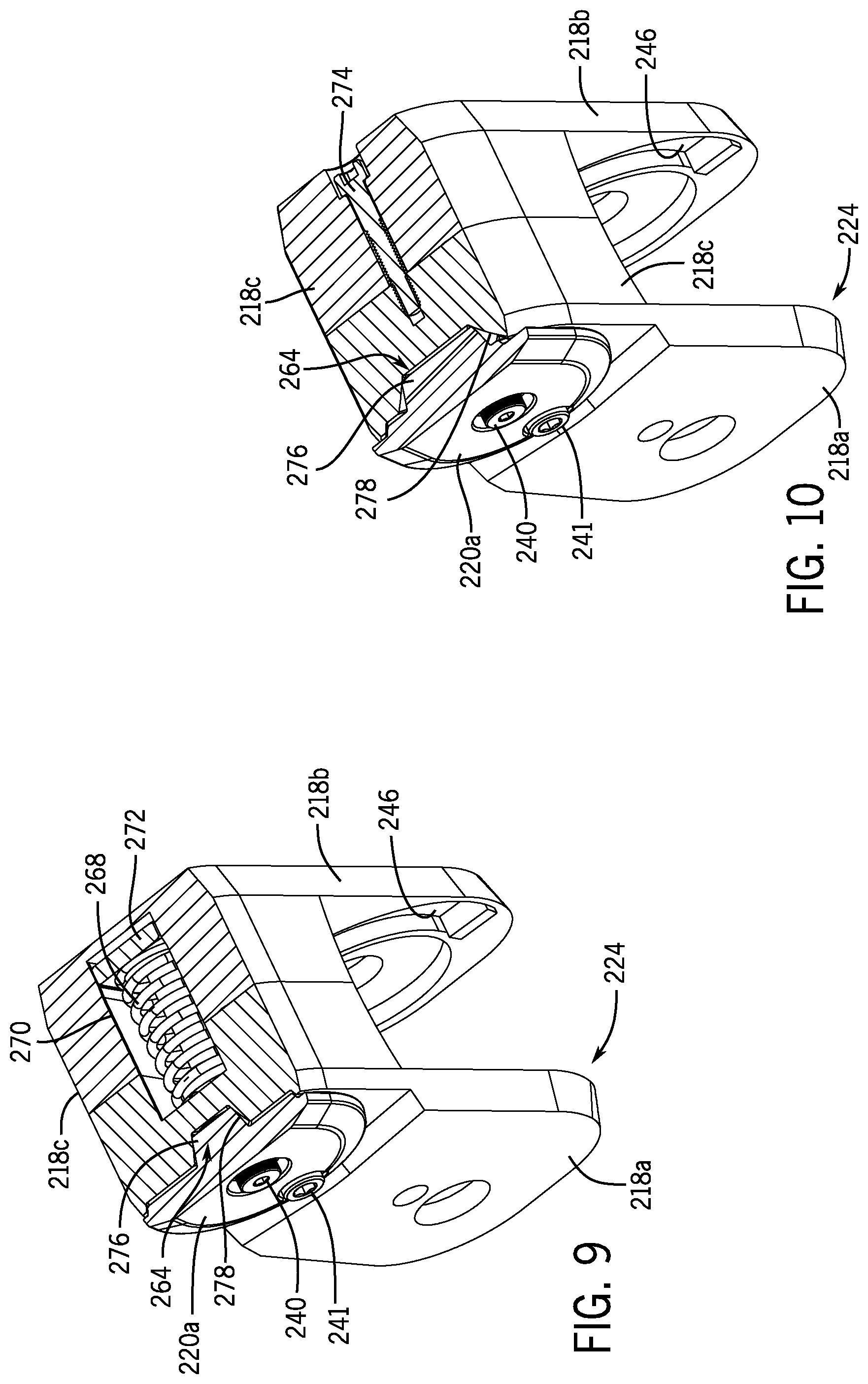 Patent US11814139 Figure 9 – Assembly for extending and retracting elongated marine peripheral device