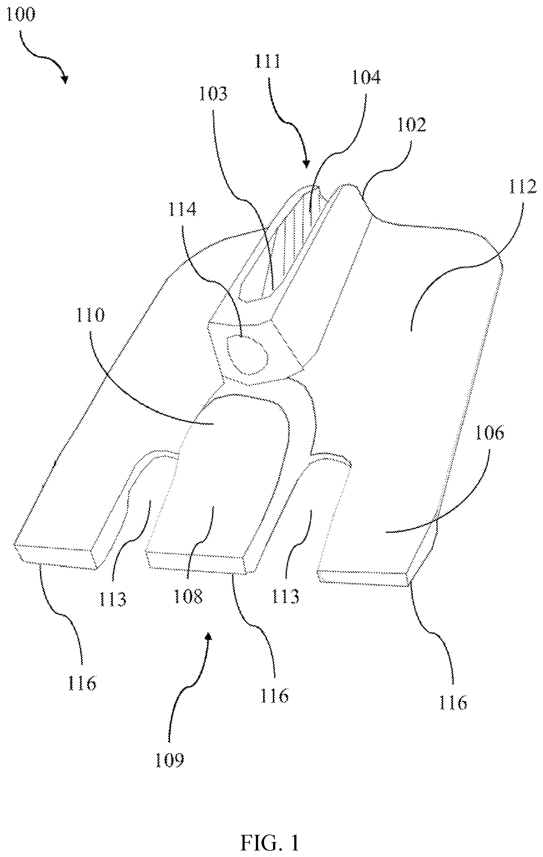 Patent US11814140 Figure 1 – Adjustable marine fender holder