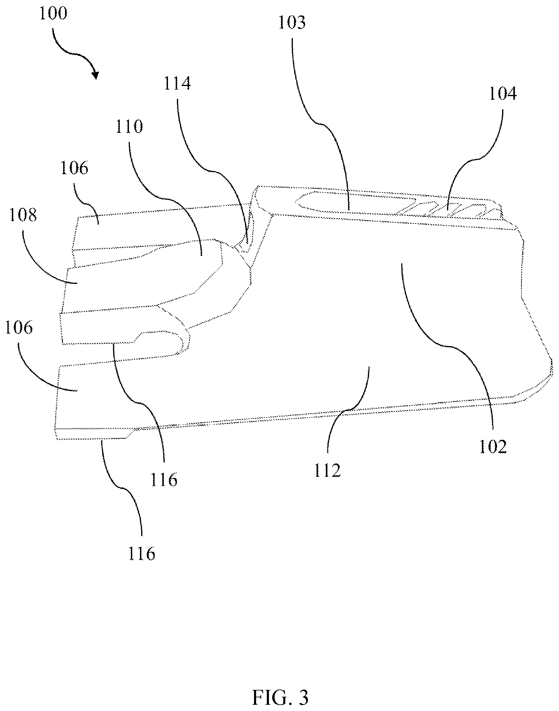 Patent US11814140 Figure 3 – Adjustable marine fender holder