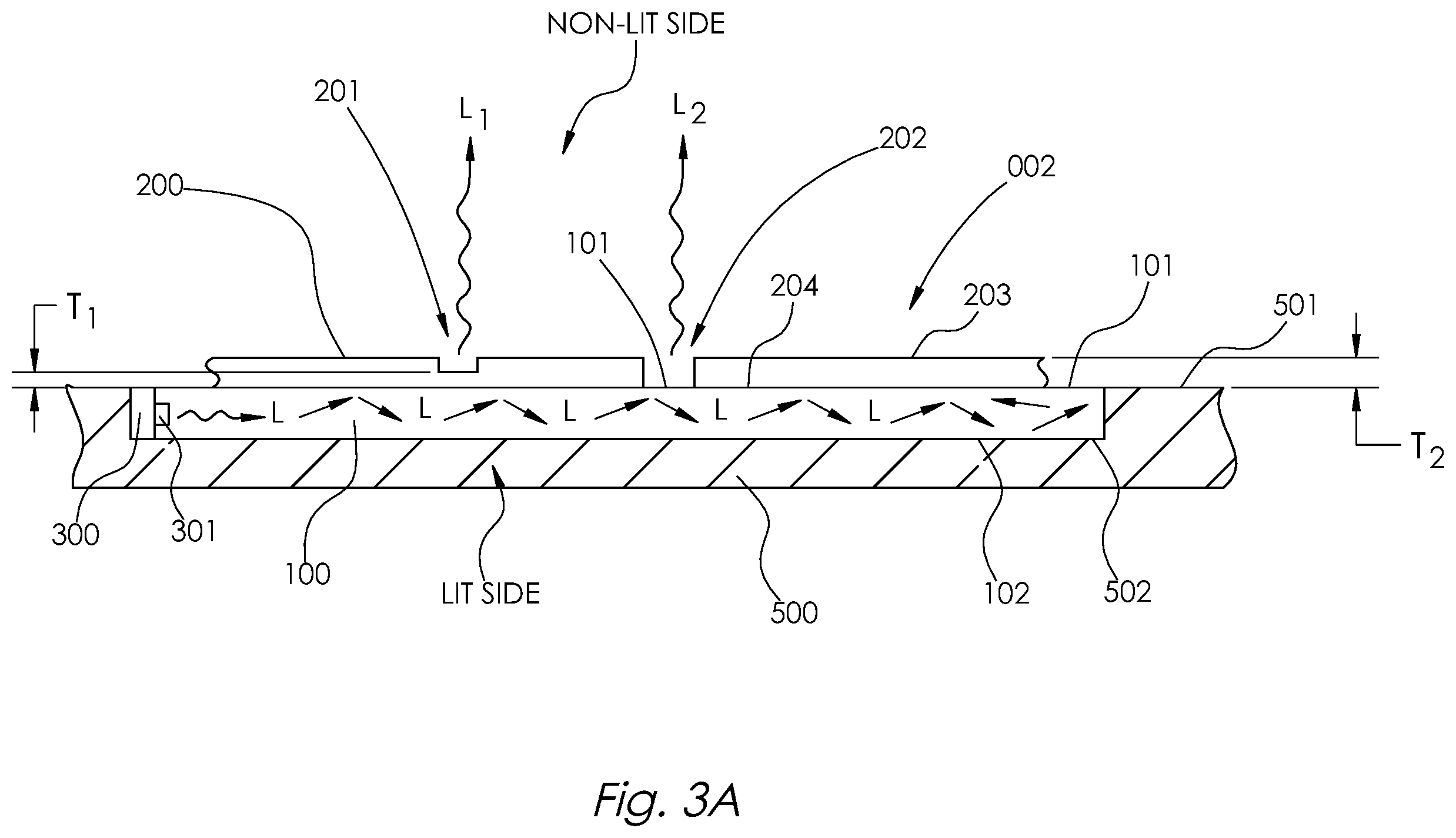 Patent US11814142 Figure 4 – Backlighted surface covering